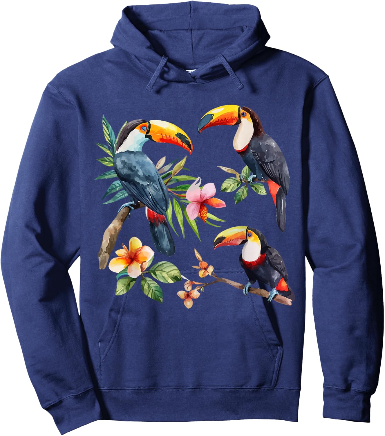 Tukan Aquarell Hoodie - Hoodie | Navy