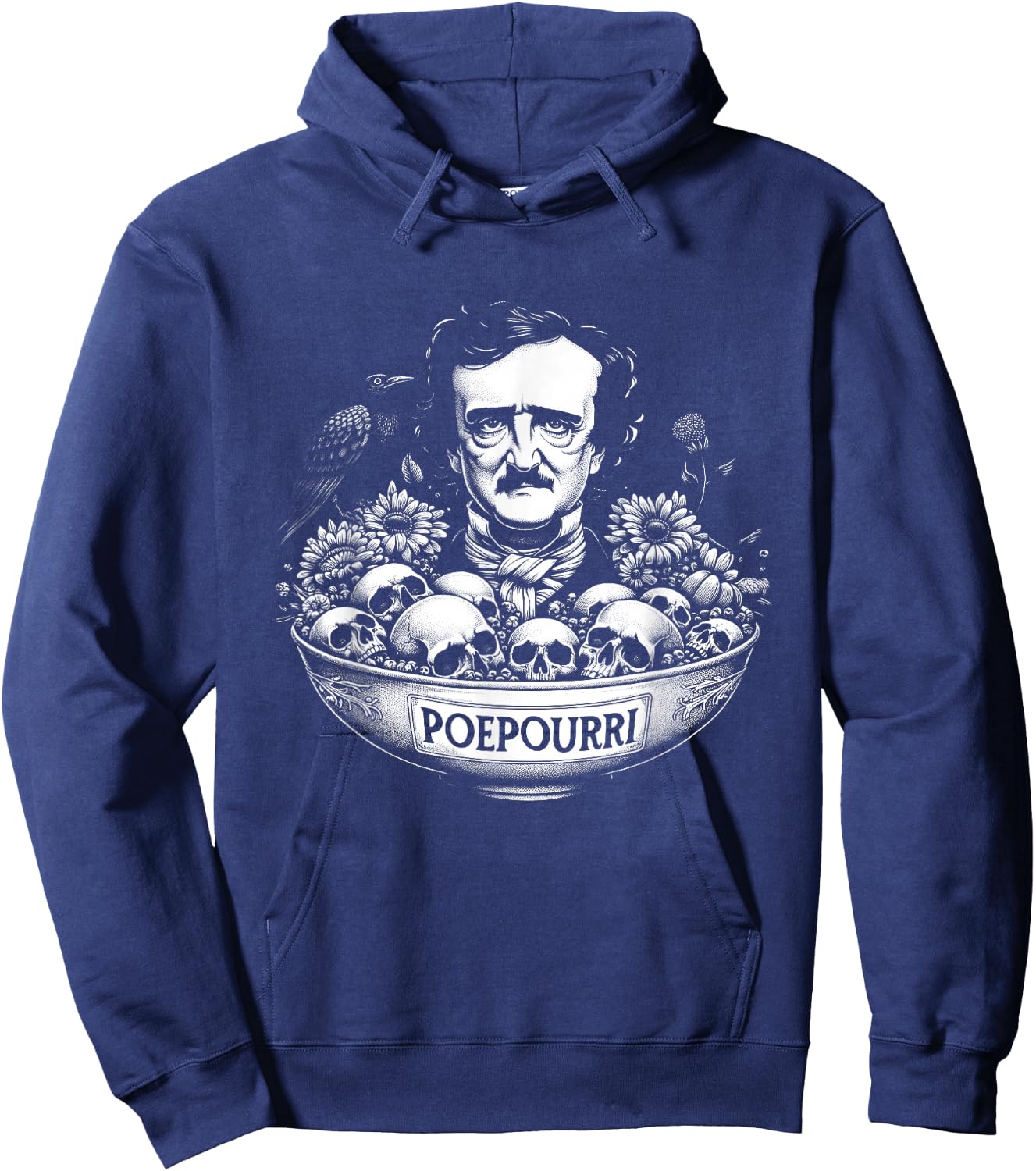 Edgar Allan Poe Funny Potpourri PoePourri Hoodie - Hoodie | Navy