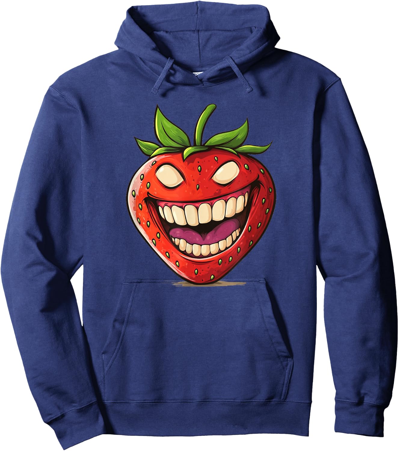 Evil Strawberry Fruit Costume for Fruits Lovers Hoodie - Hoodie | Navy