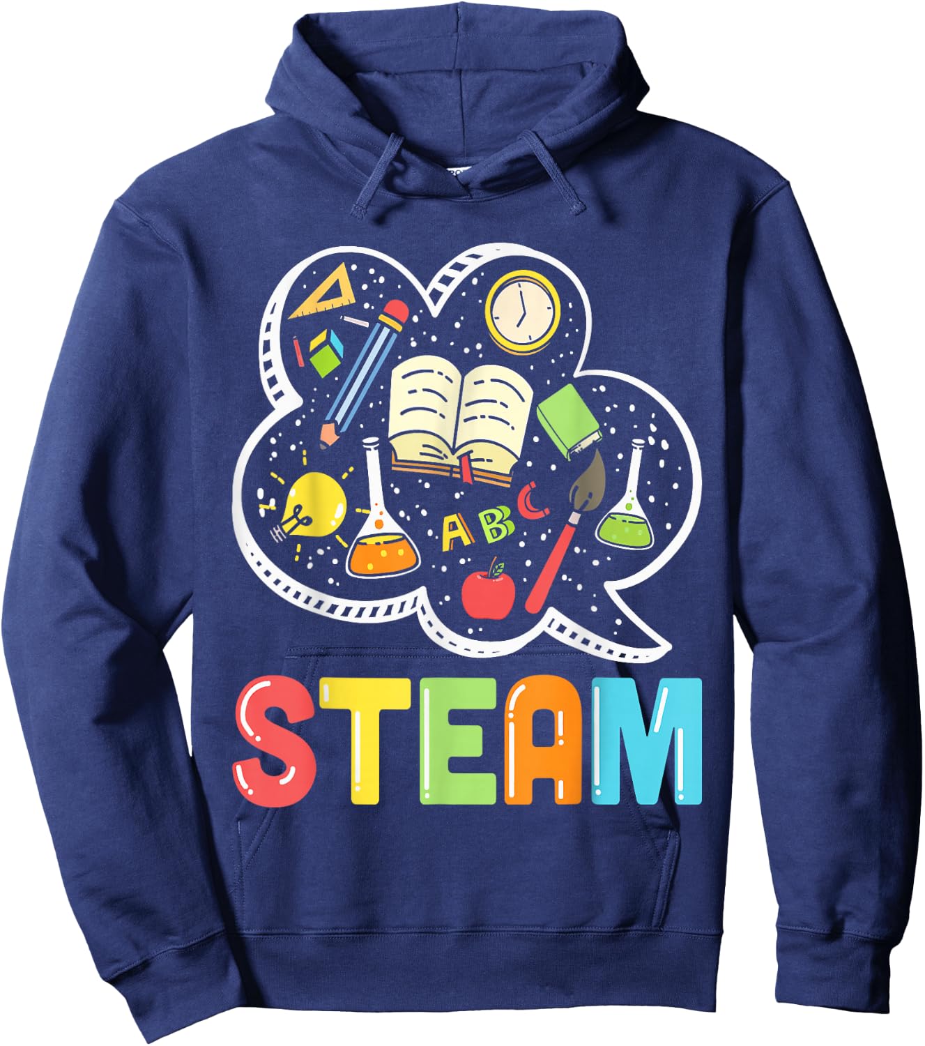 STEAM Teacher and Student Back to School STEM Hoodie - Hoodie | Navy