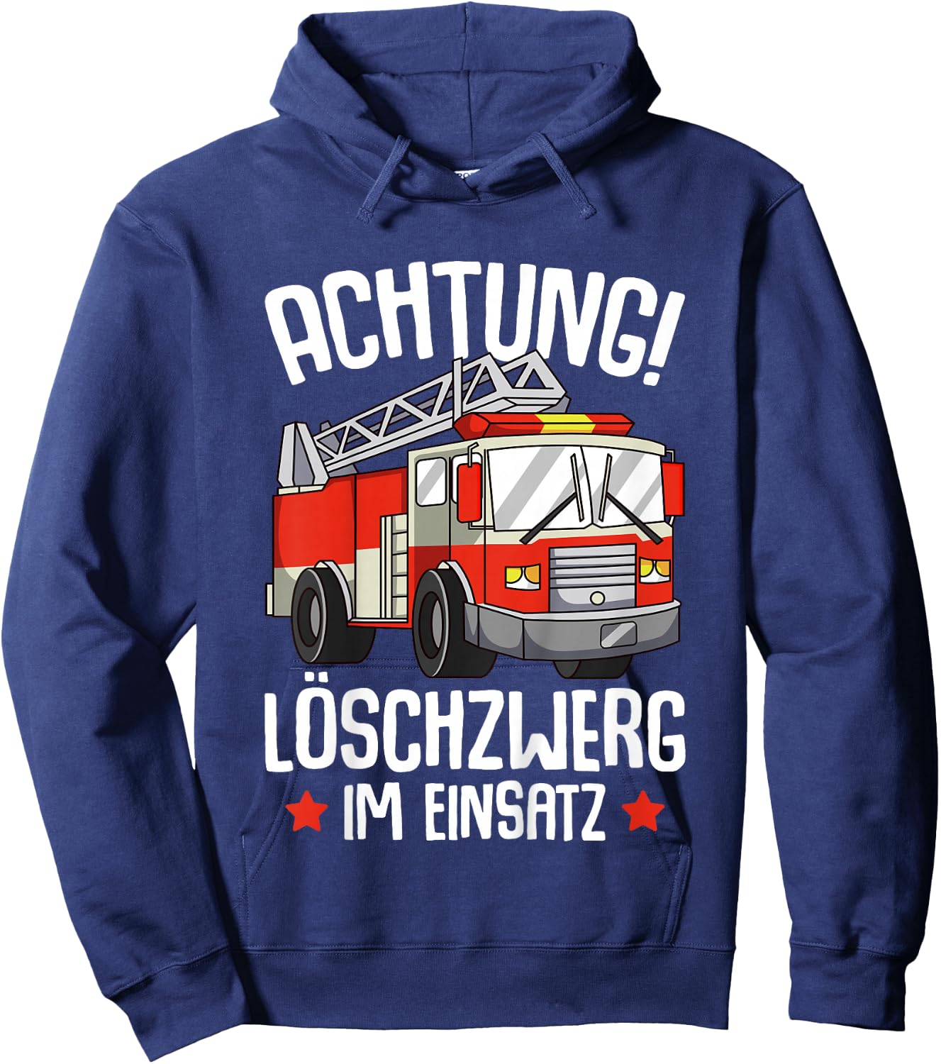 Fire Brigade Fire Engine Children's Boys' Hoodie - Hoodie | Navy