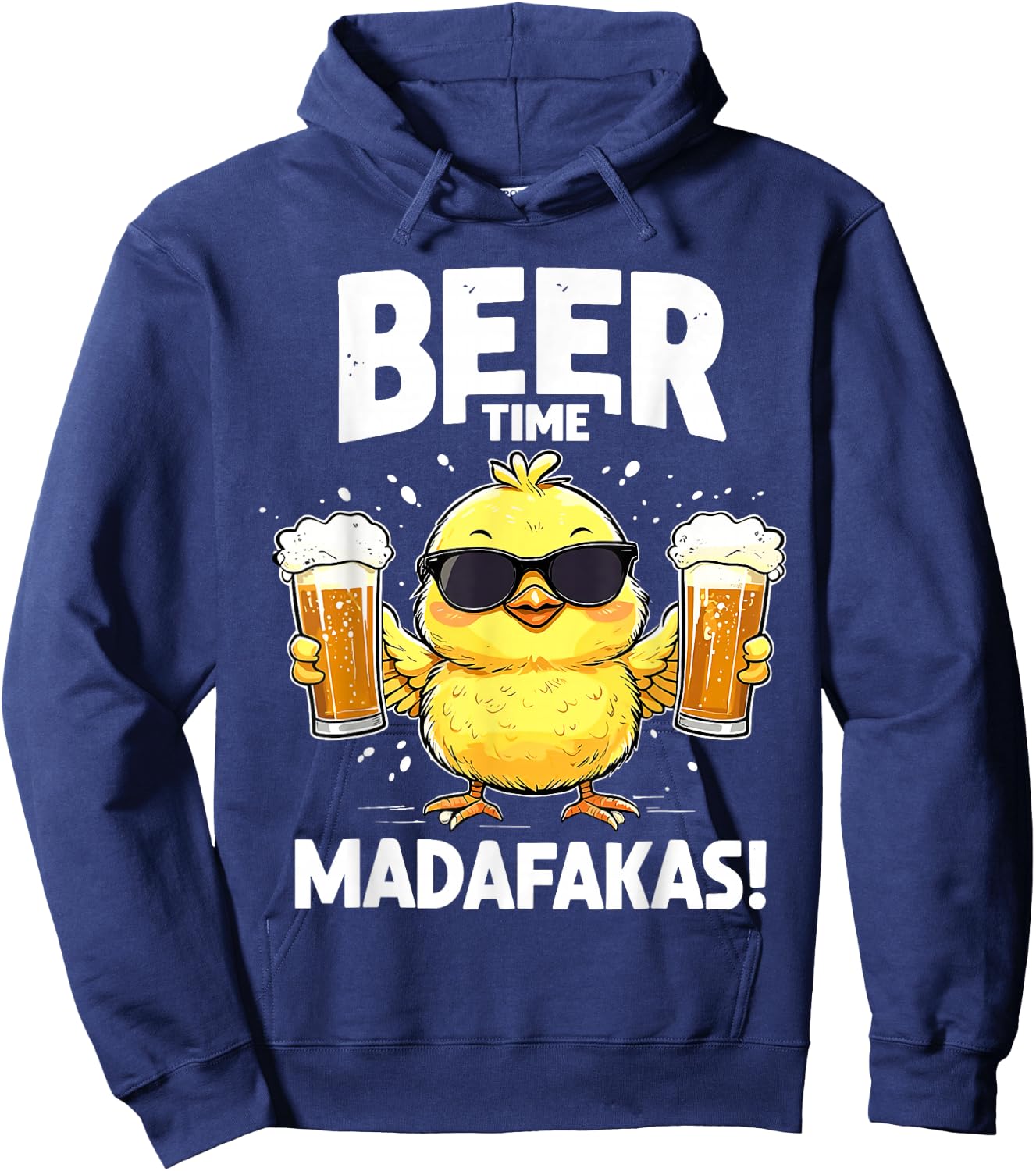 Bierzeit Madafakas Hoodie - Hoodie | Navy