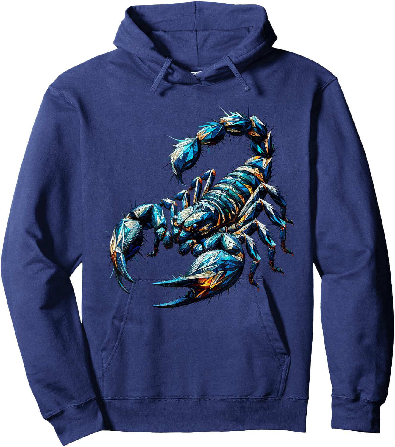Polygon Art Scorpion Scorpions Hoodie - Hoodie | Navy