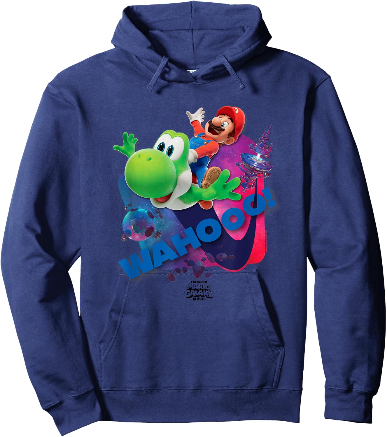 The Super Mario Galaxy Movie Wahoo Star Ride Hoodie - Hoodie | Navy