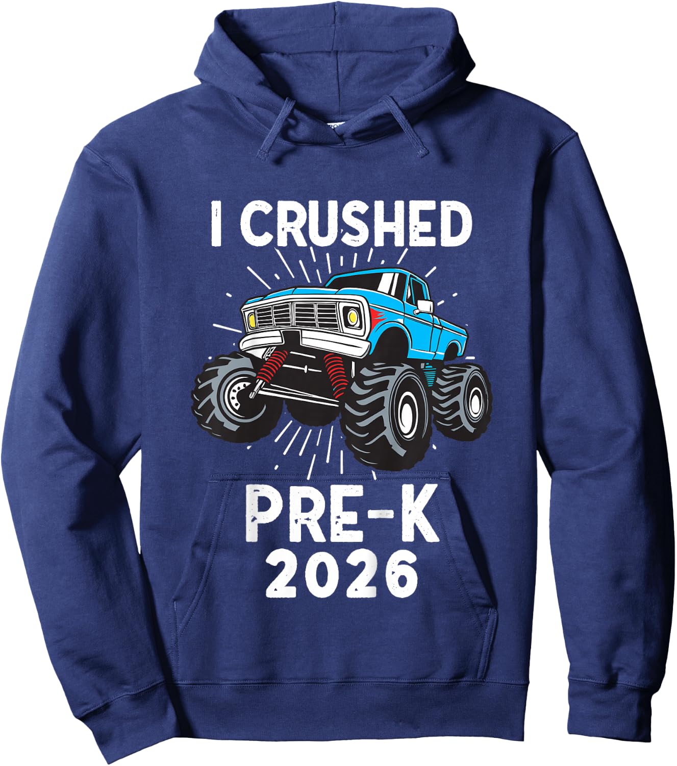 Kids I Crushed Preschool 2026 Pre-K Grad 2026 Hoodie - Hoodie | Navy