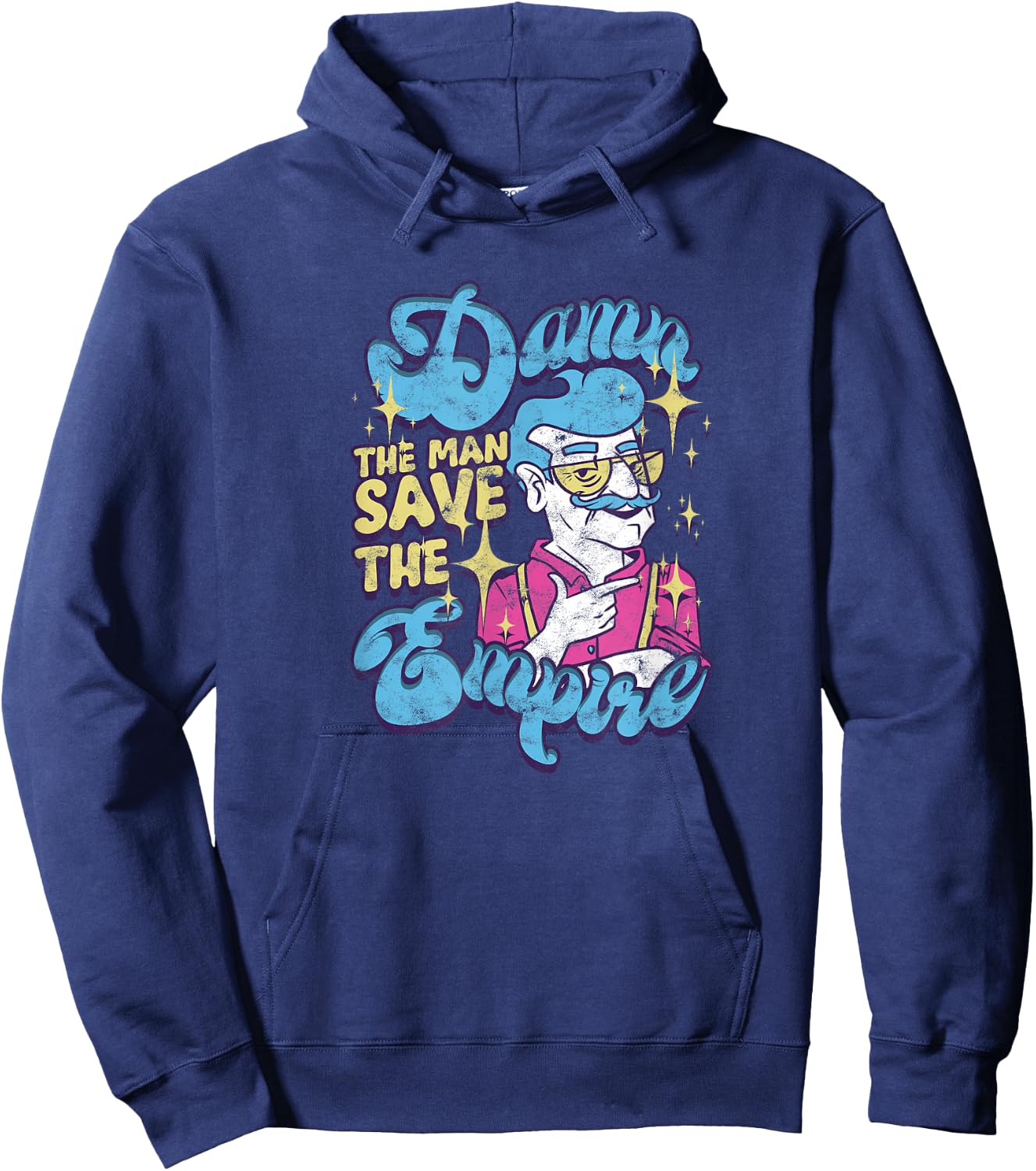 Damn the Man Save the Empire Hoodie - Hoodie | Navy