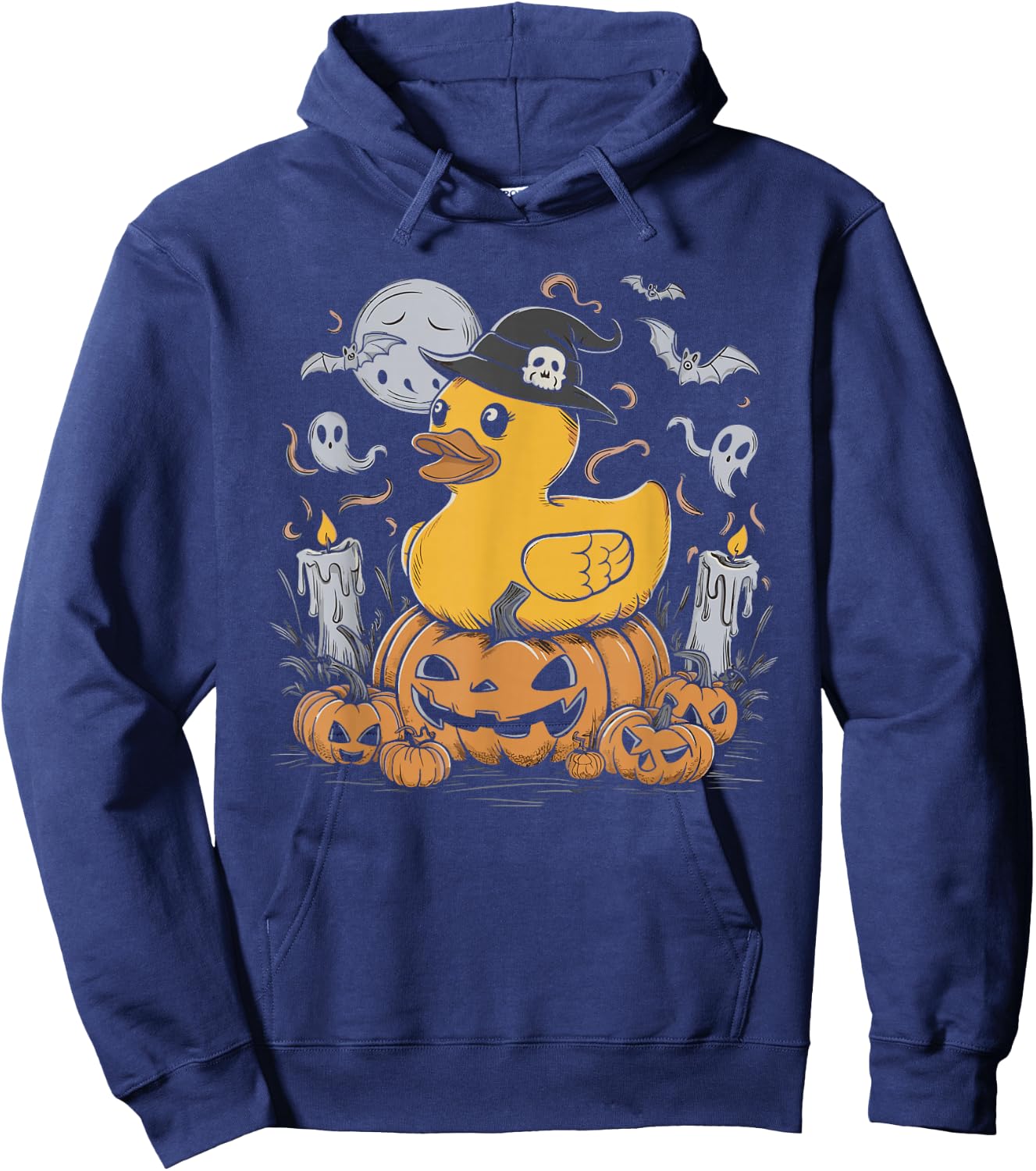 Rubber Duck Witch Rubber Duckie Costume Party Hoodie - Hoodie | Navy