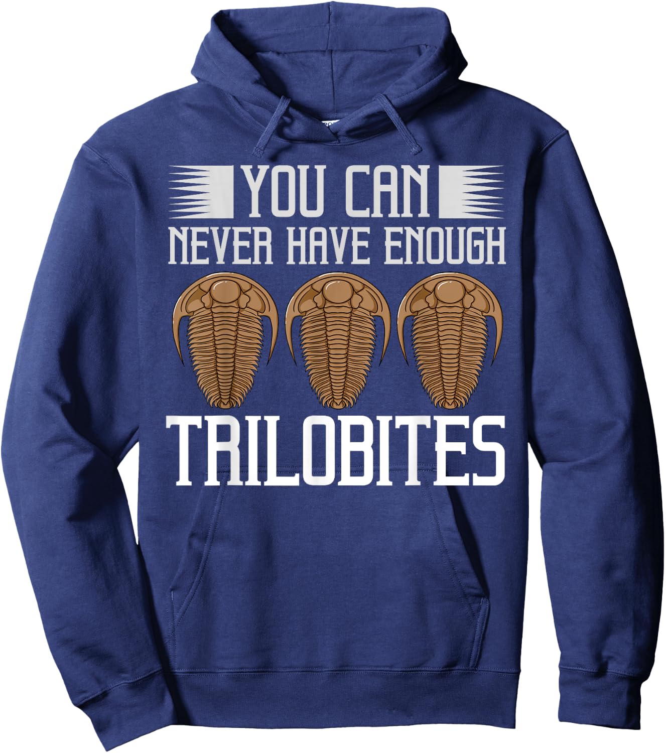 Trilobite Fossil Gift Future Paleontologist Hoodie - Hoodie | Navy