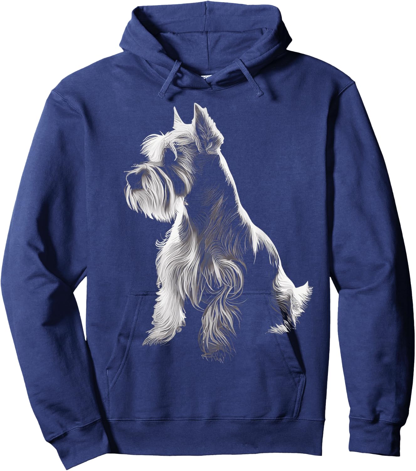 Miniature Schnauzer dog art Miniature Schnauzer Hoodie - Hoodie | Navy