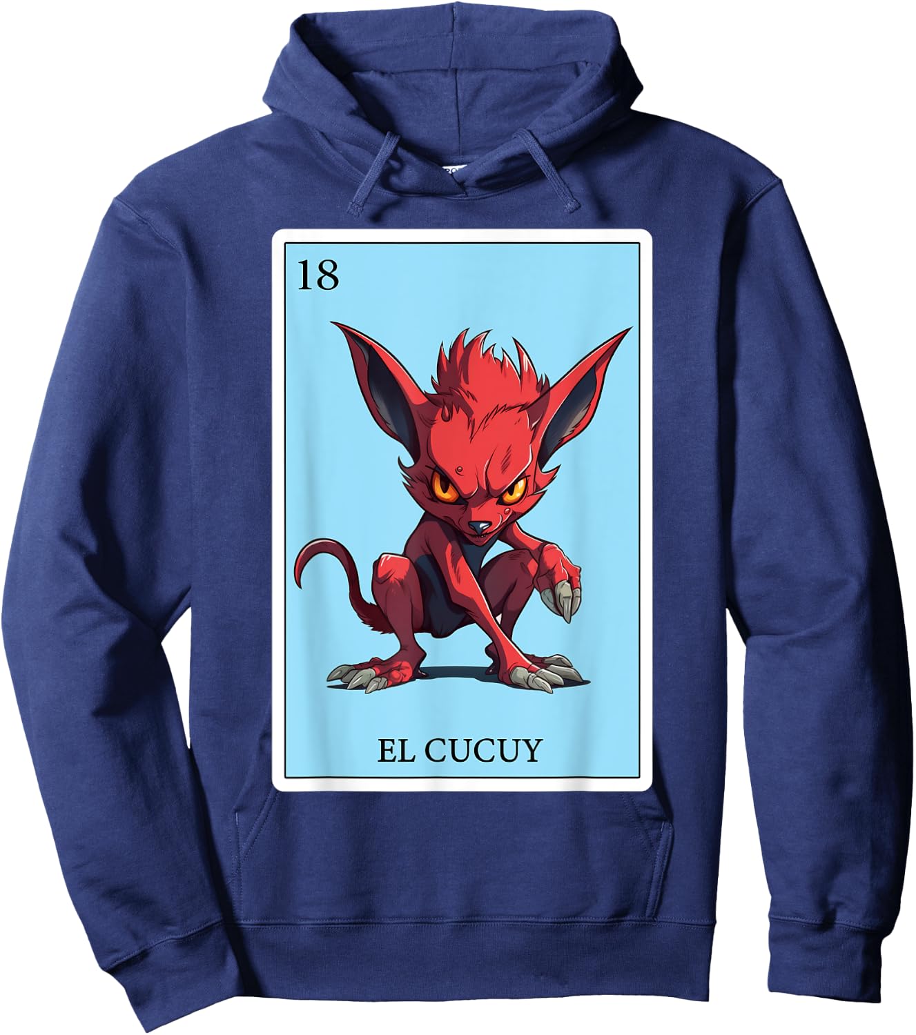 Spanish-Mexican Bingo Funny Gifts - El Cucuy Hoodie - Hoodie | Navy
