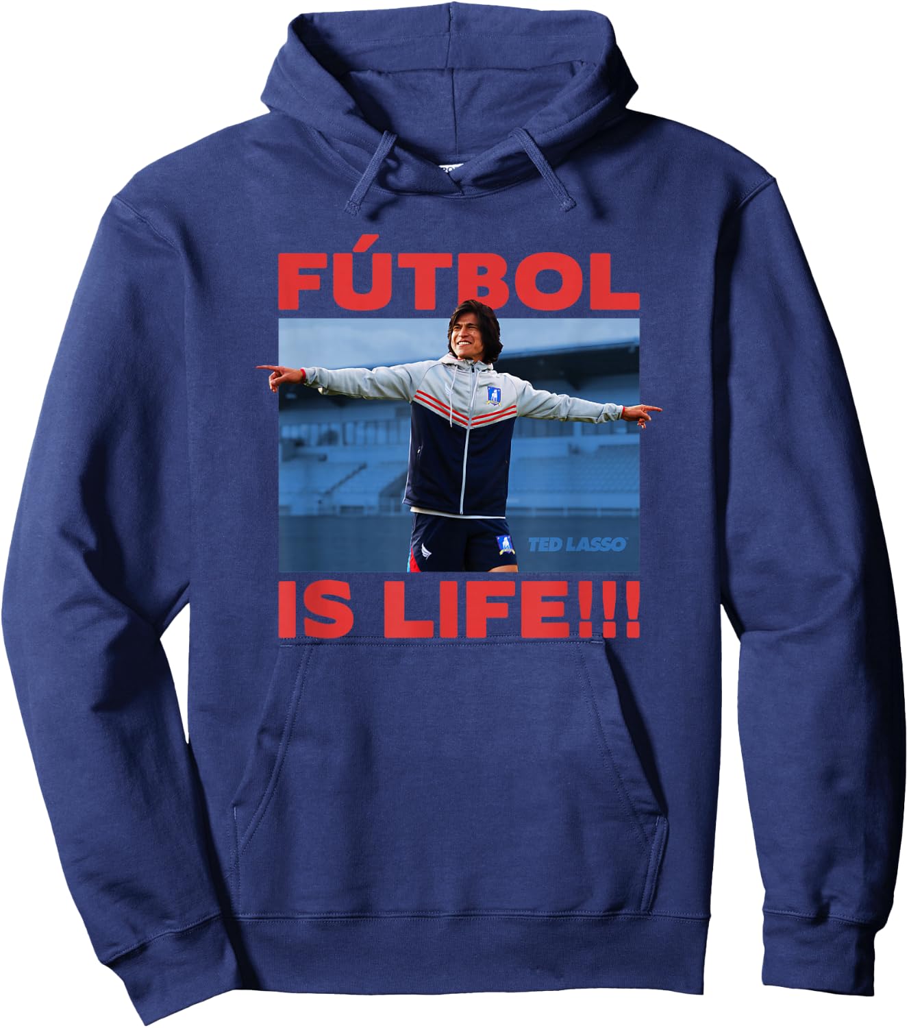 Ted Lasso Dani Rojas Futbol is Life Hoodie - Hoodie | Navy