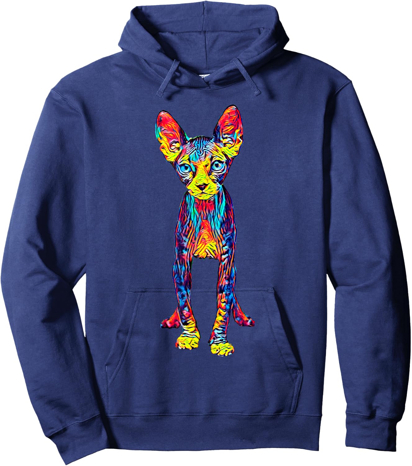 Cat Sphynx Men Women Girls Kids Hoodie - Hoodie | Navy
