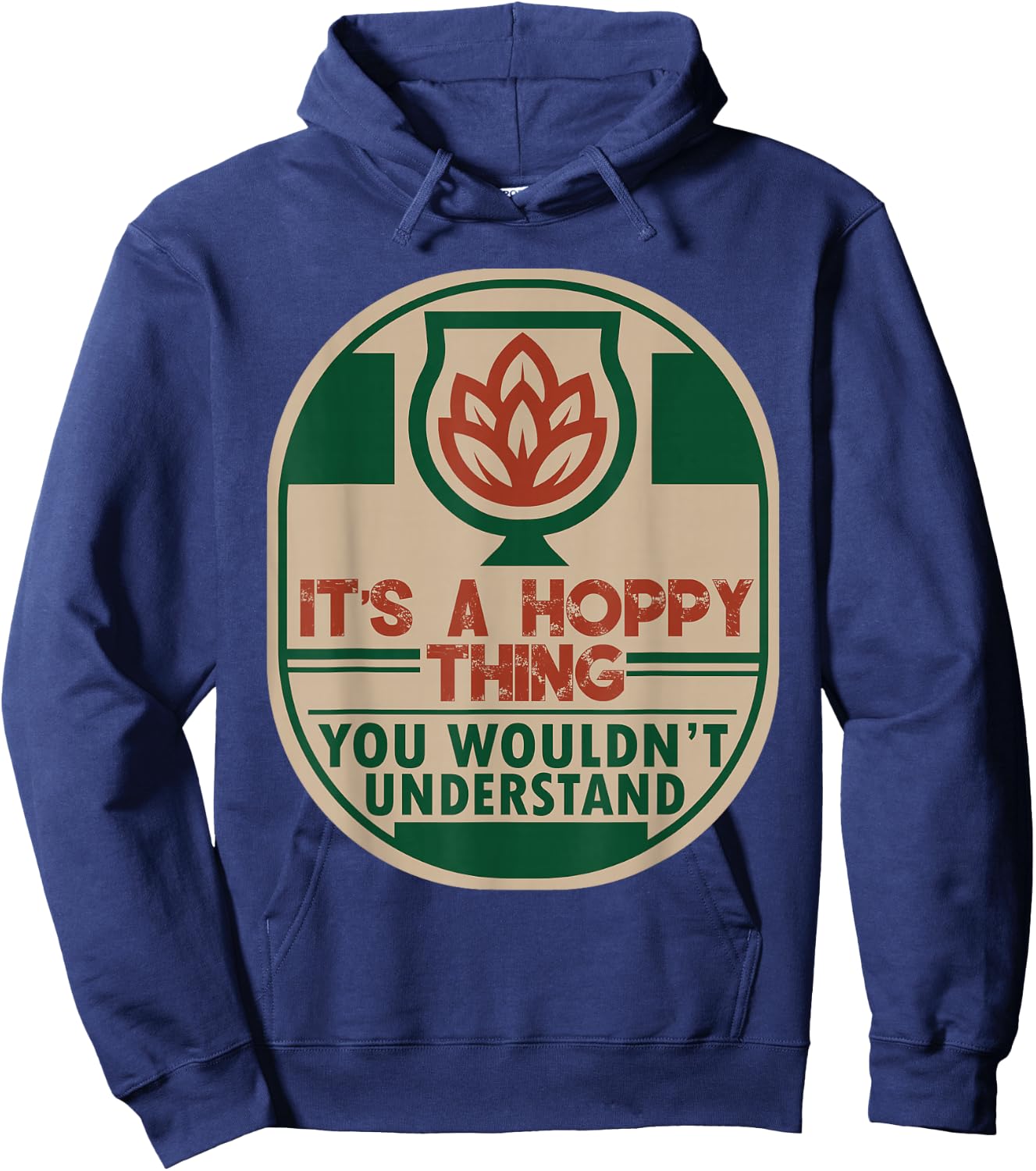 Home Brewing Hoppy - IPA Craft Beer Brewer Hoodie - Hoodie | Navy