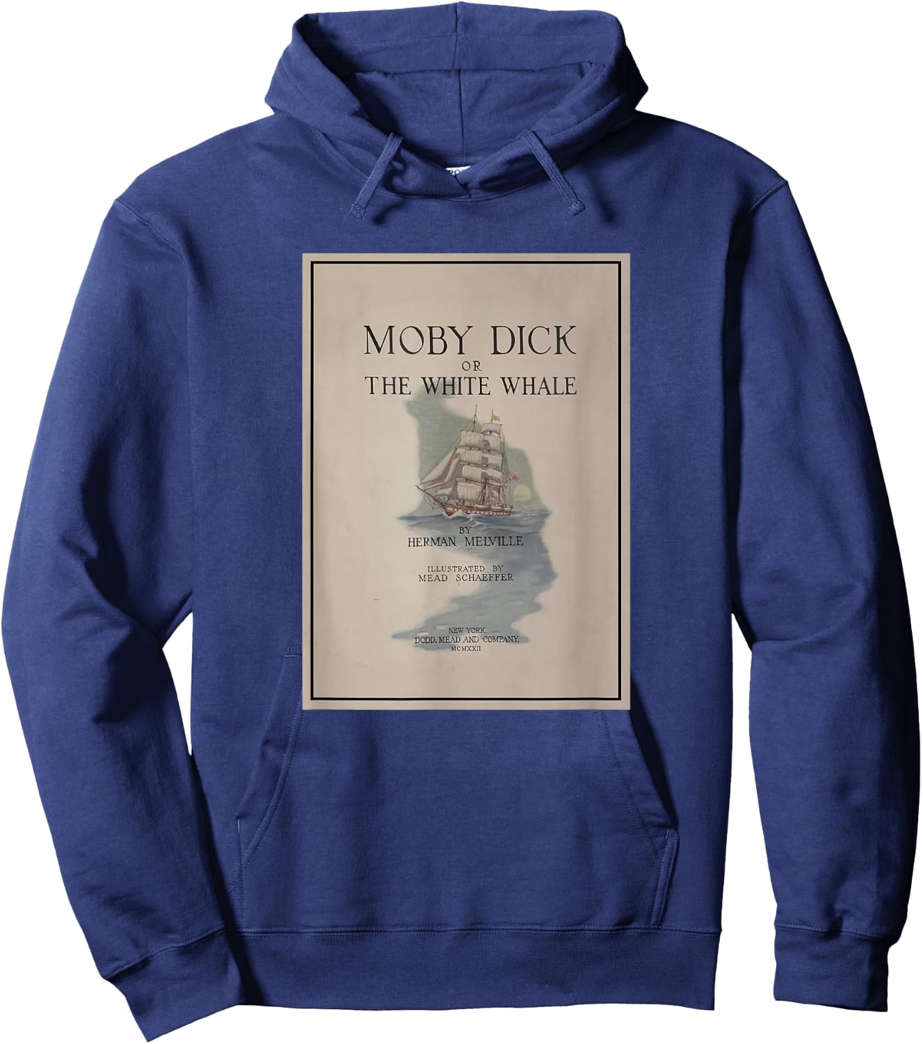 Moby Dick Cover Hoodie - Hoodie | Navy