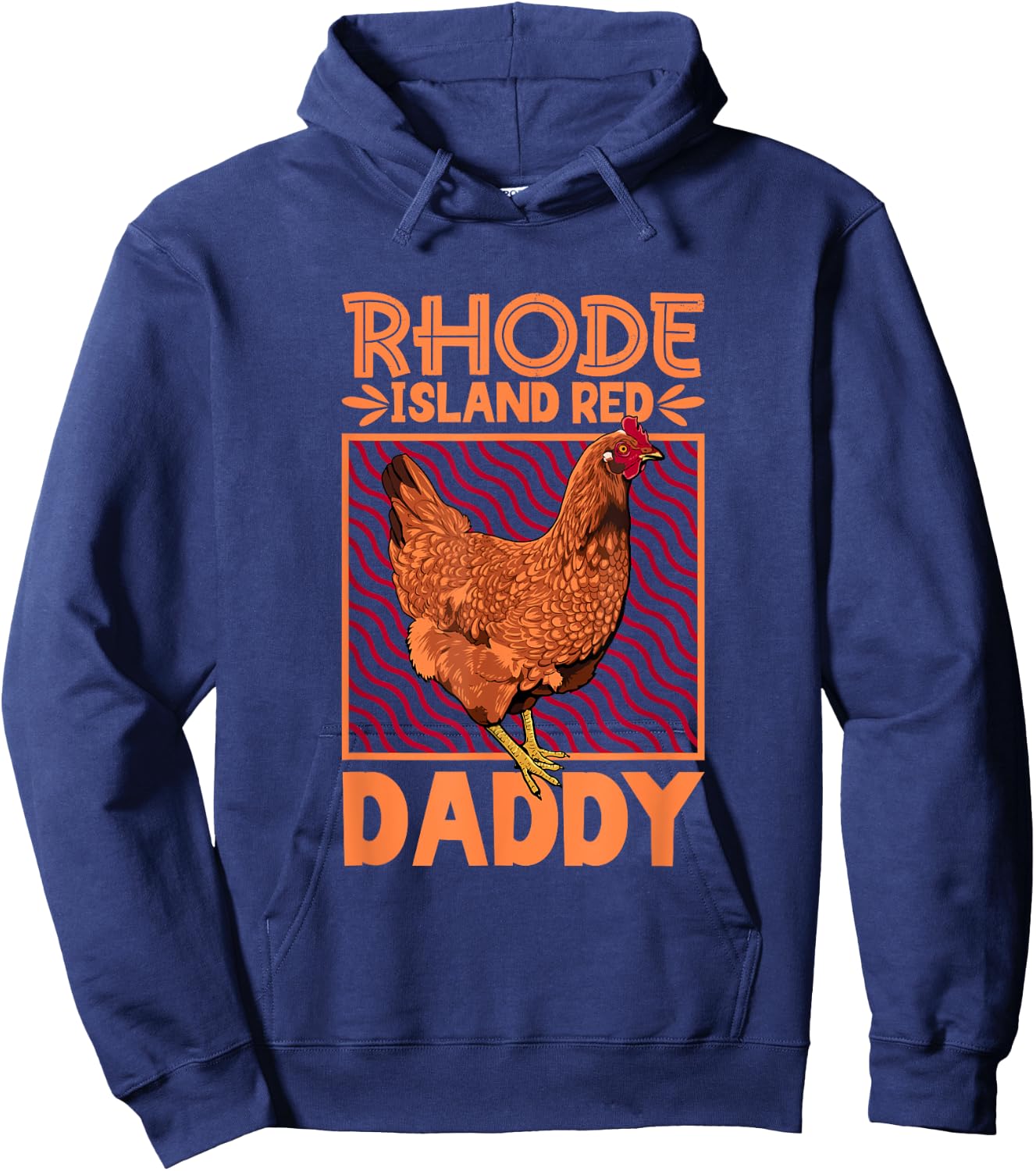 Rhode Island Red Daddy Hoodie - Hoodie | Navy