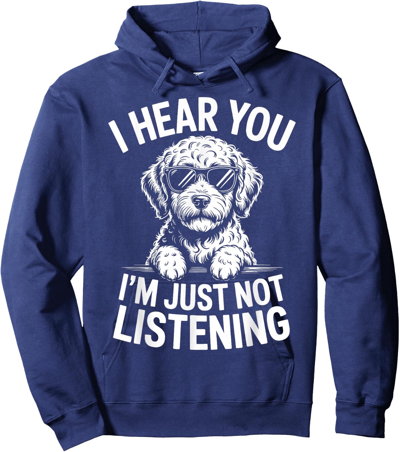 Labradoodle Lustiger Labradoodle Hoodie - Hoodie | Navy
