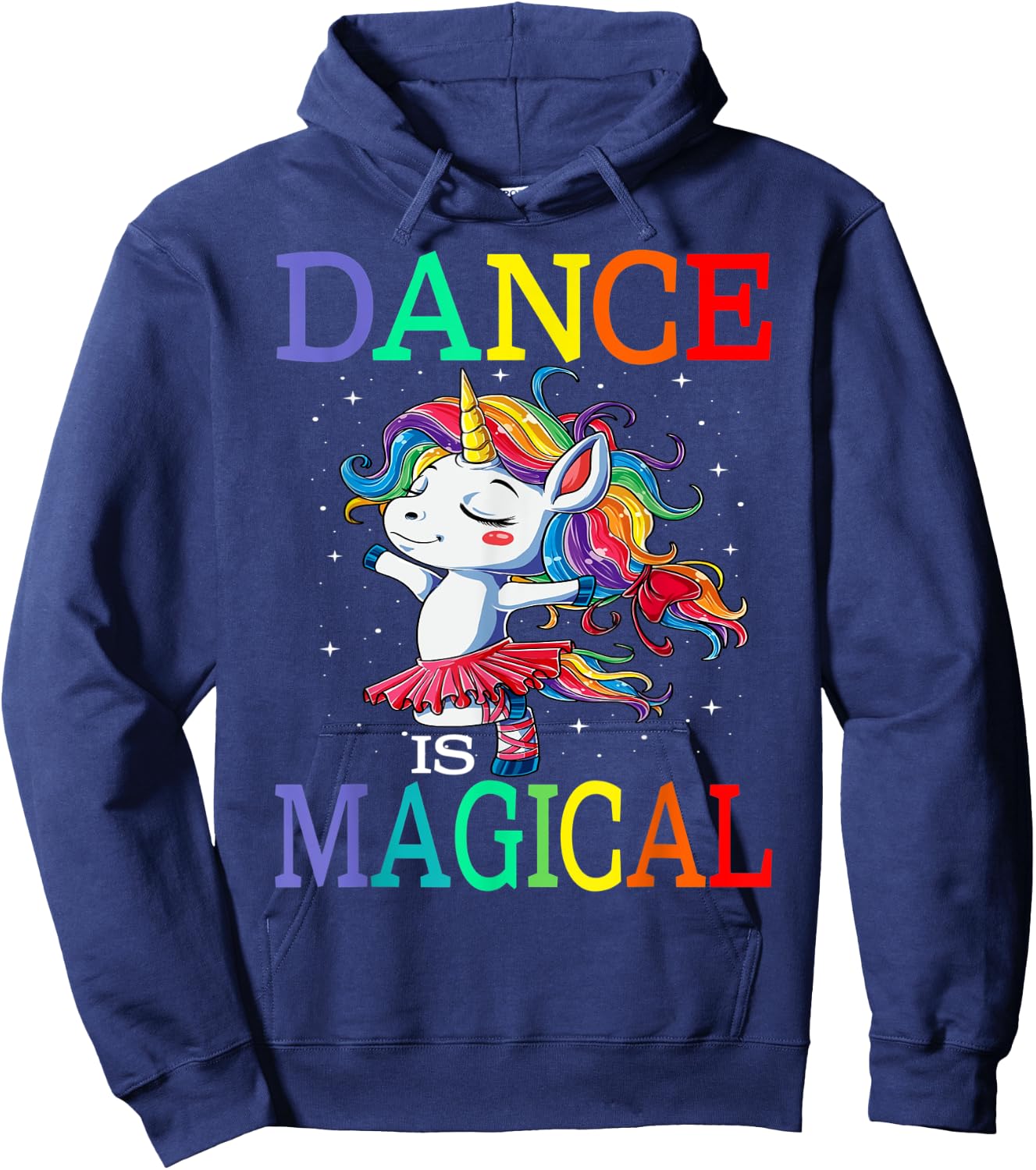 Dance Is Magical Unicorn Back To School Hoodie - Hoodie | Navy