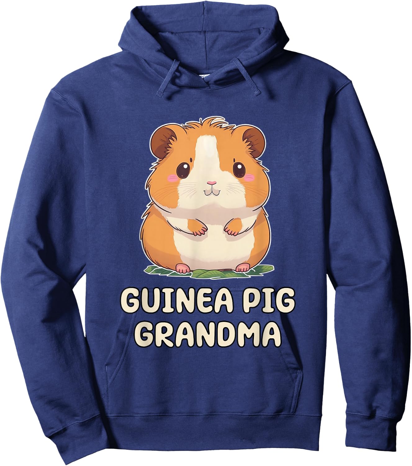 Funny, Cute Guinea Pig Grandma Grandmother Nana Hoodie - Hoodie | Navy