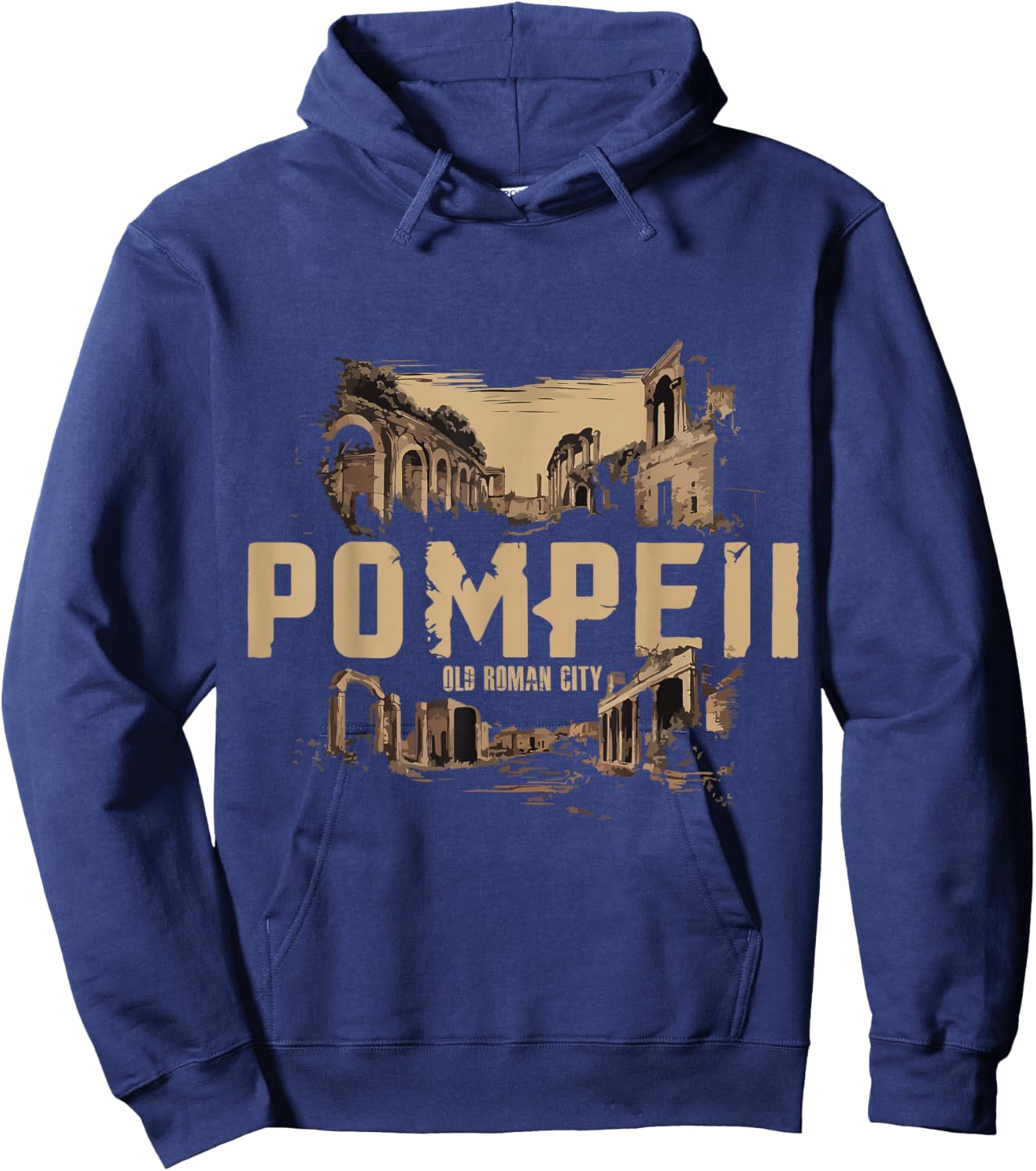 Roman Empire Italy Pompeii Outfit Volcano Hoodie - Hoodie | Navy