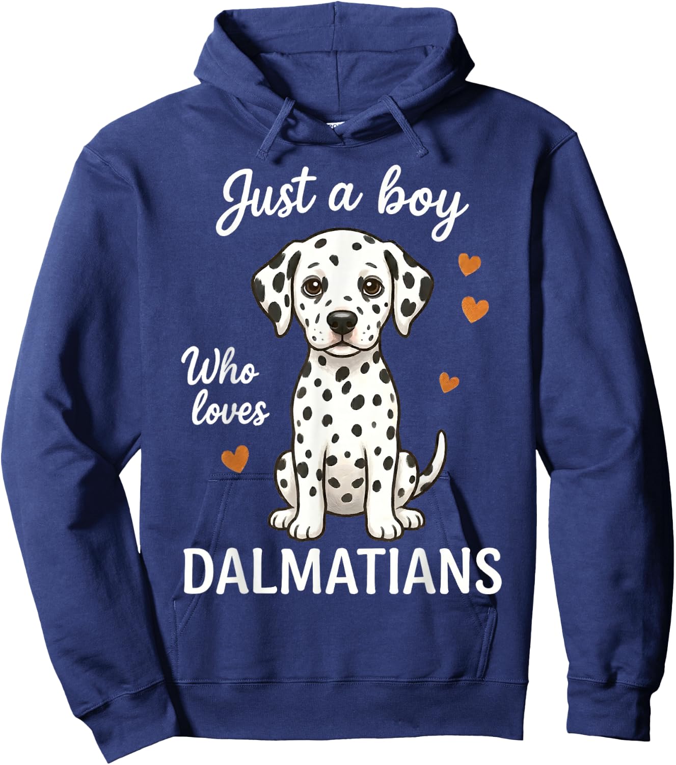 Just A Boy Who Loves Dalmatians Hoodie - Hoodie | Navy