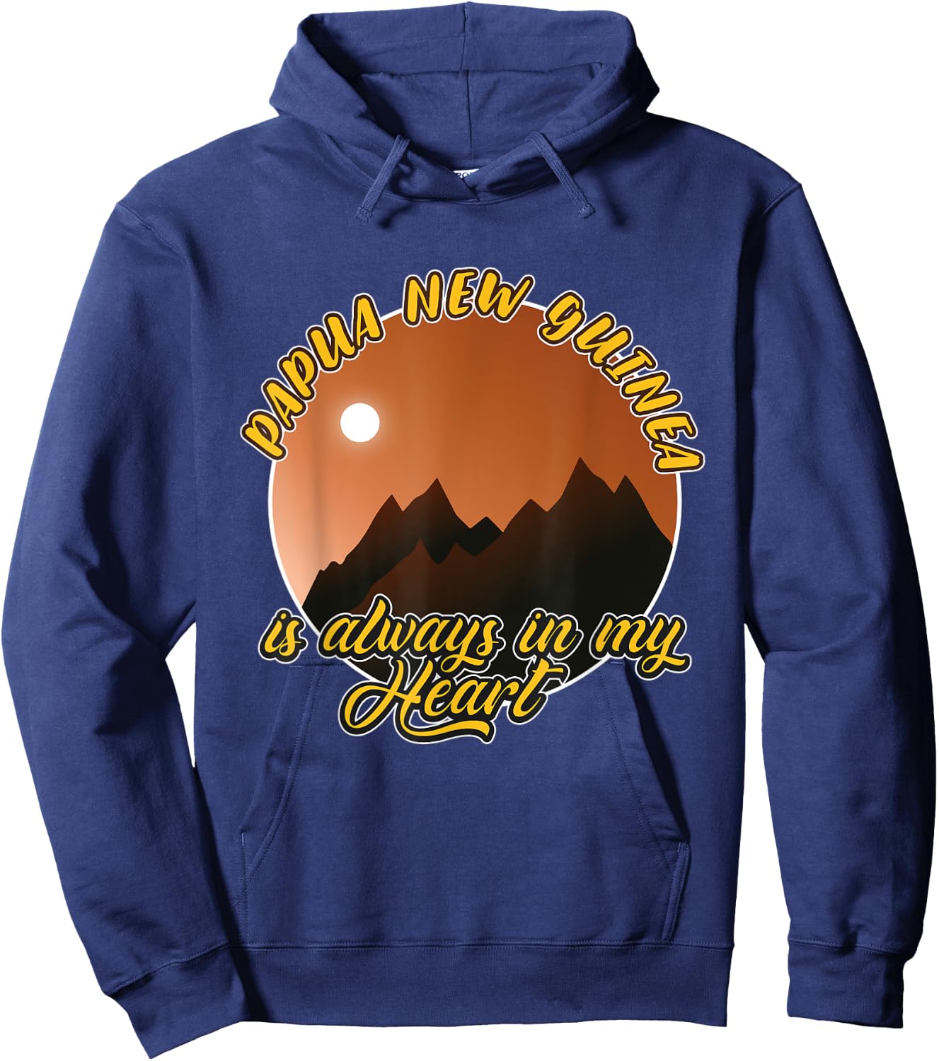 papua new guinea Is always in my Heart Hoodie - Hoodie | Navy