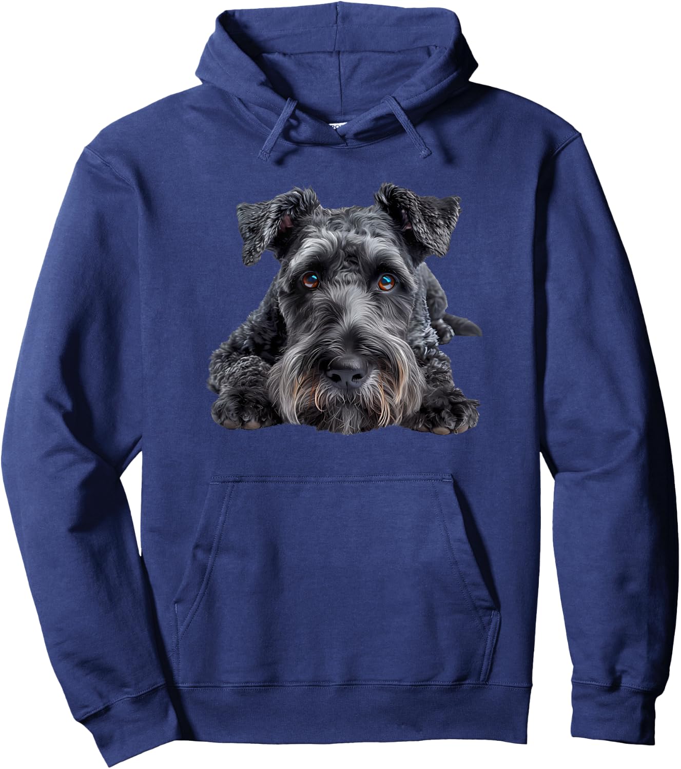 Lazy Kerry blue terrier Hoodie - Hoodie | Navy