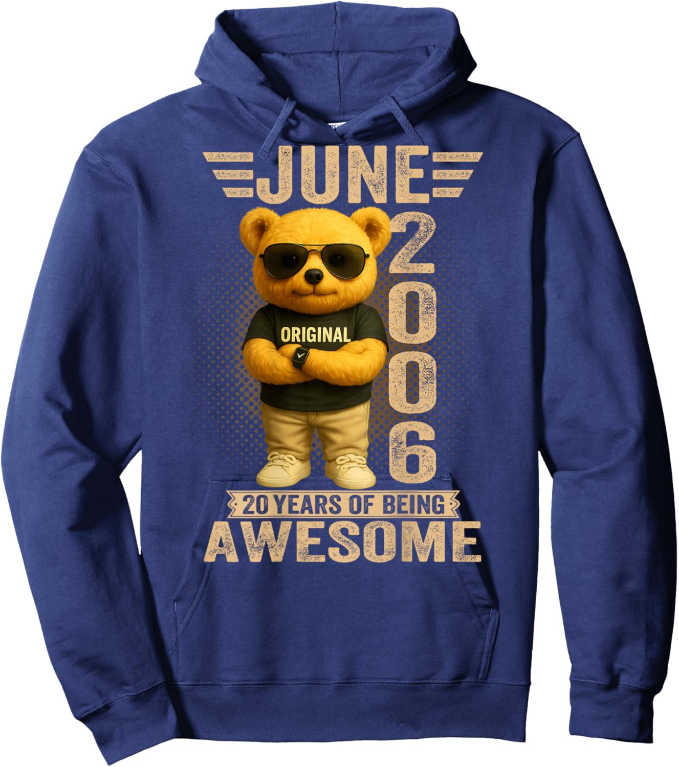 Ours en Peluche 20 Ans Juin 2006 pour Femme Hoodie - Hoodie | Navy