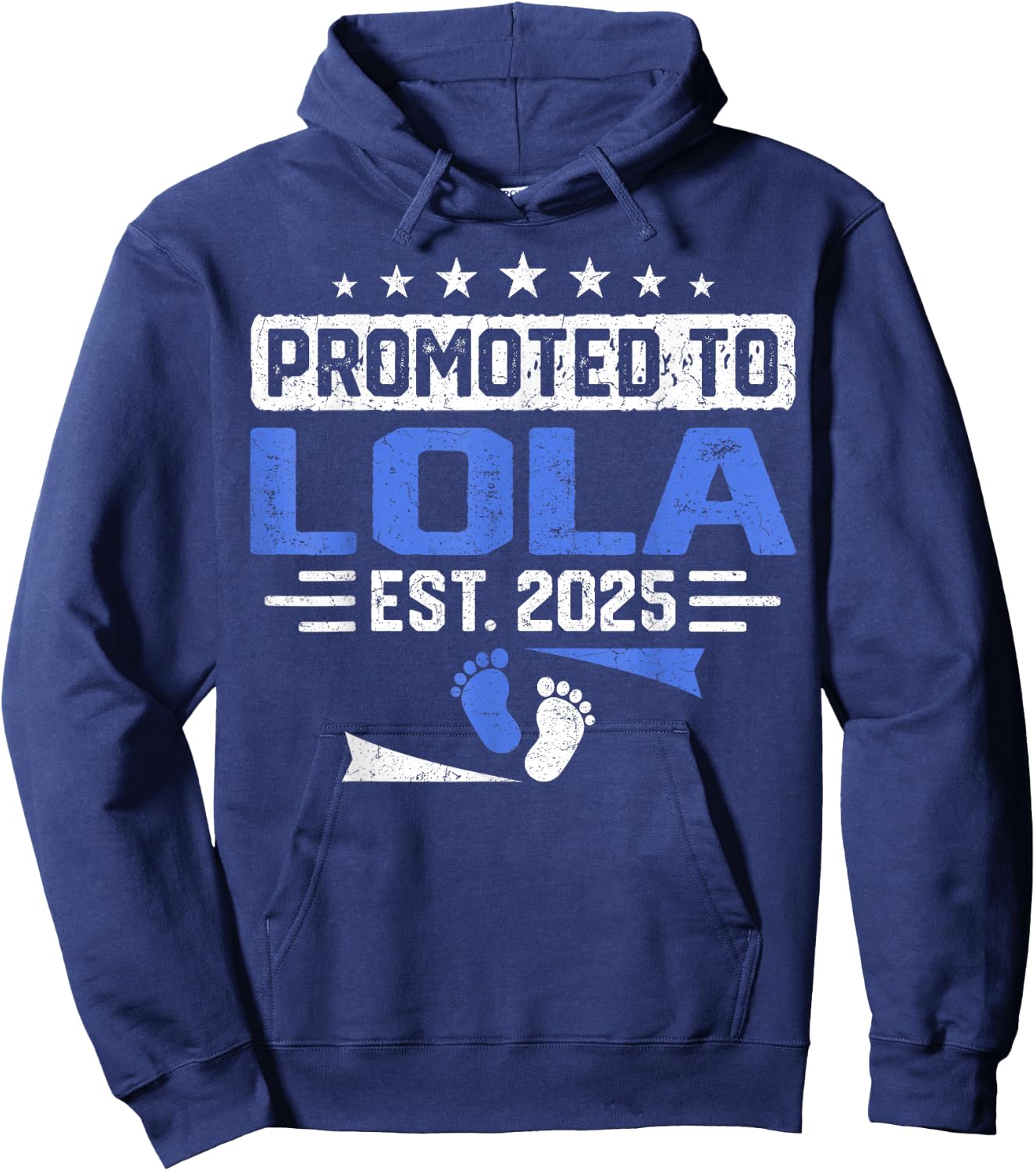 Promoted to Lola Again Est. 2025 Hoodie - Hoodie | Navy