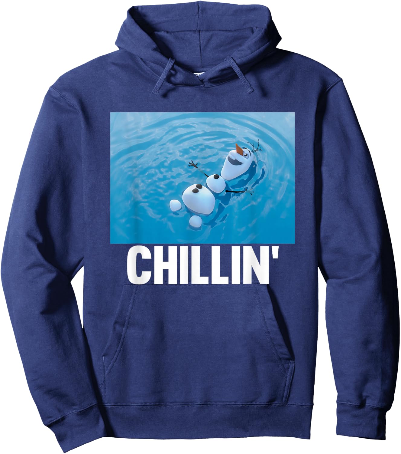 Disney Frozen Chillin' Olaf Swimming Shot Hoodie - Hoodie | Navy