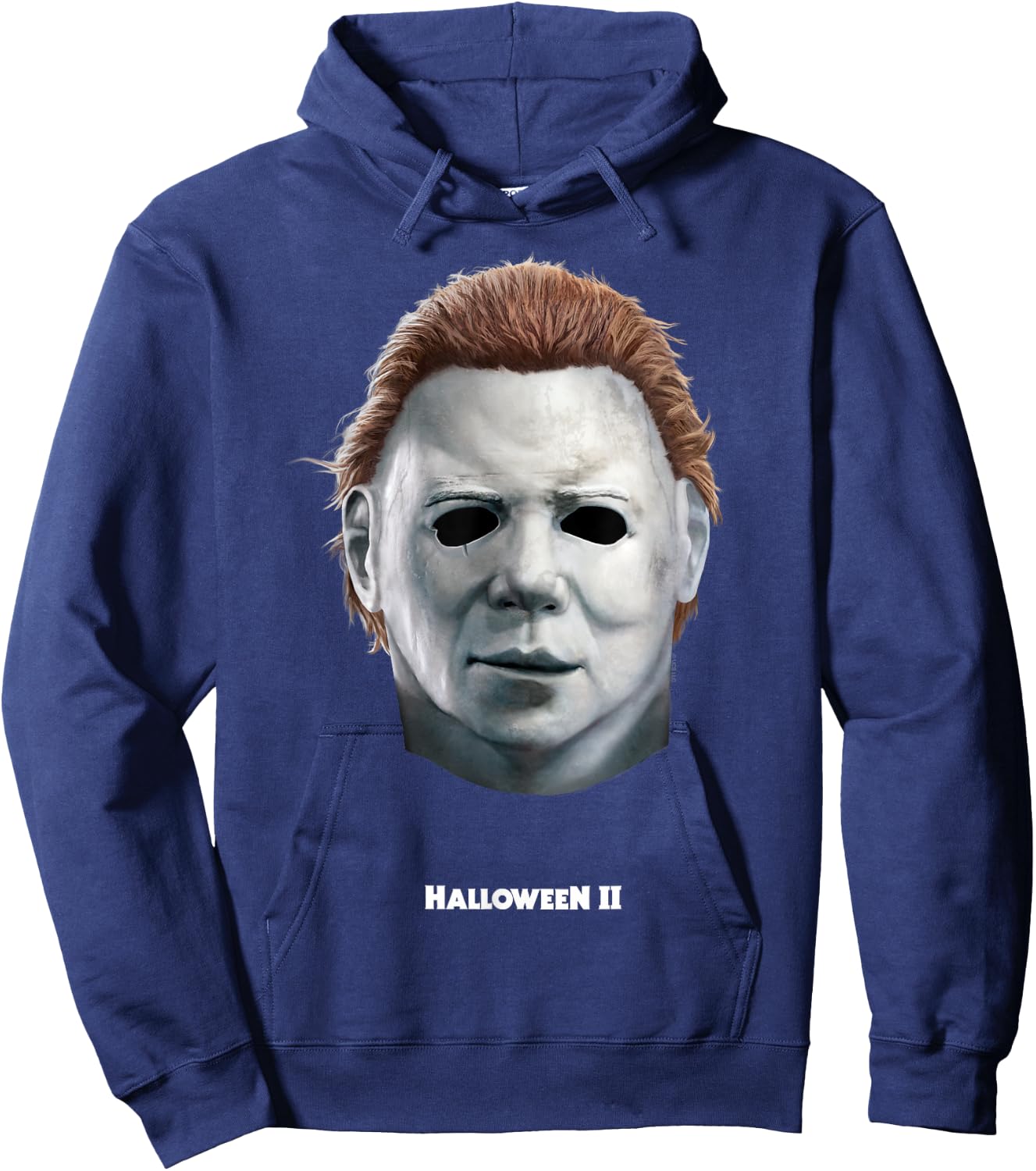 Halloween II Michael Myers Big Face Costume Hoodie - Hoodie | Navy