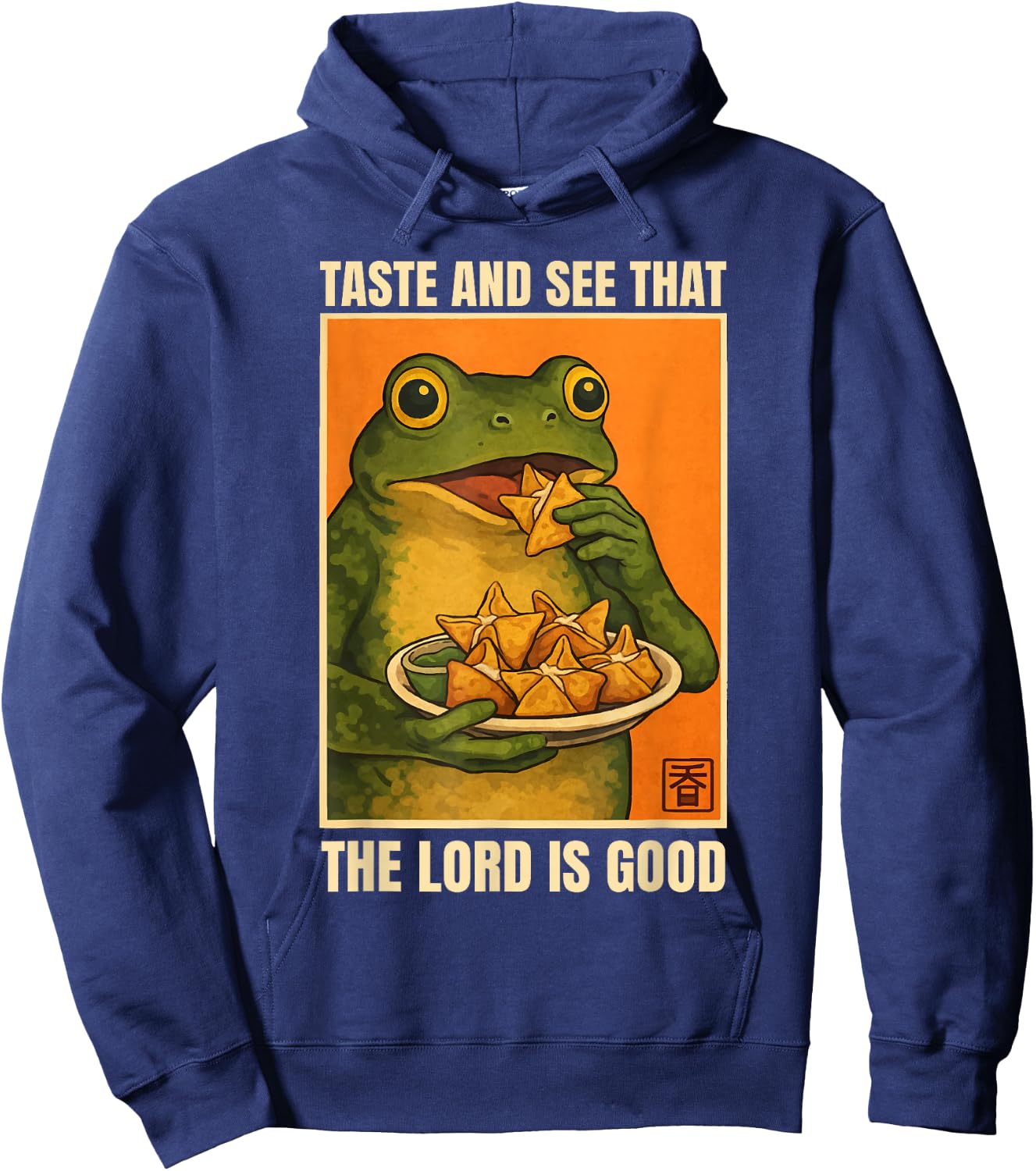 Funny Crab Rangoon Goon Lover Hoodie - Hoodie | Navy