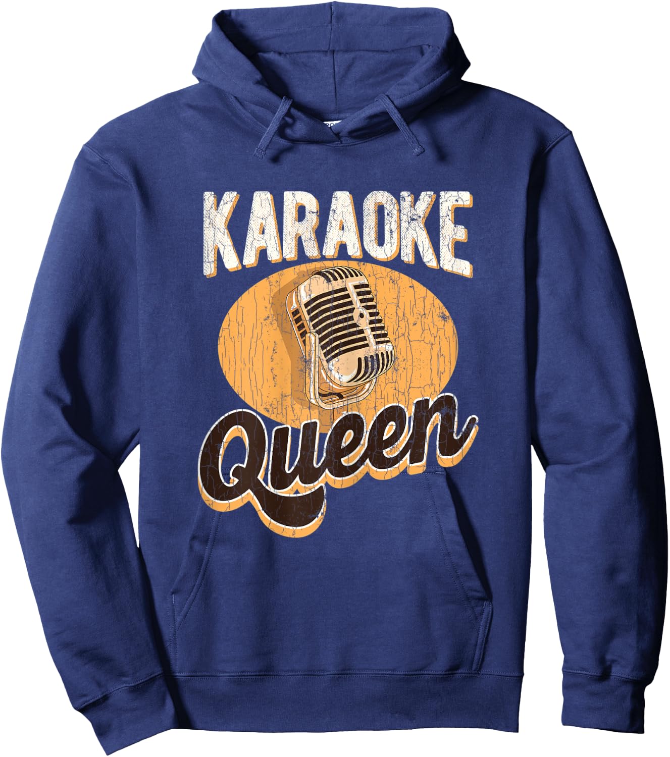 Karaoke Apparel Gift Karaoke Queen Gifts Hoodie - Hoodie | Navy