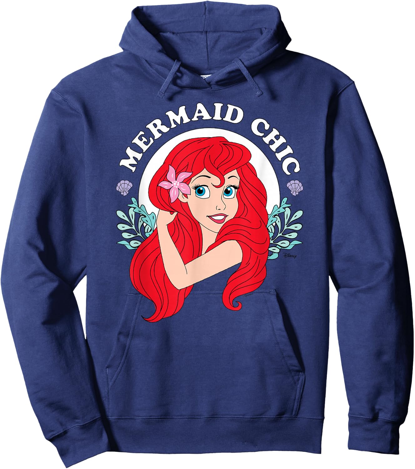 Disney Princess - Mermaid Chic Ariel Hoodie - Hoodie | Navy