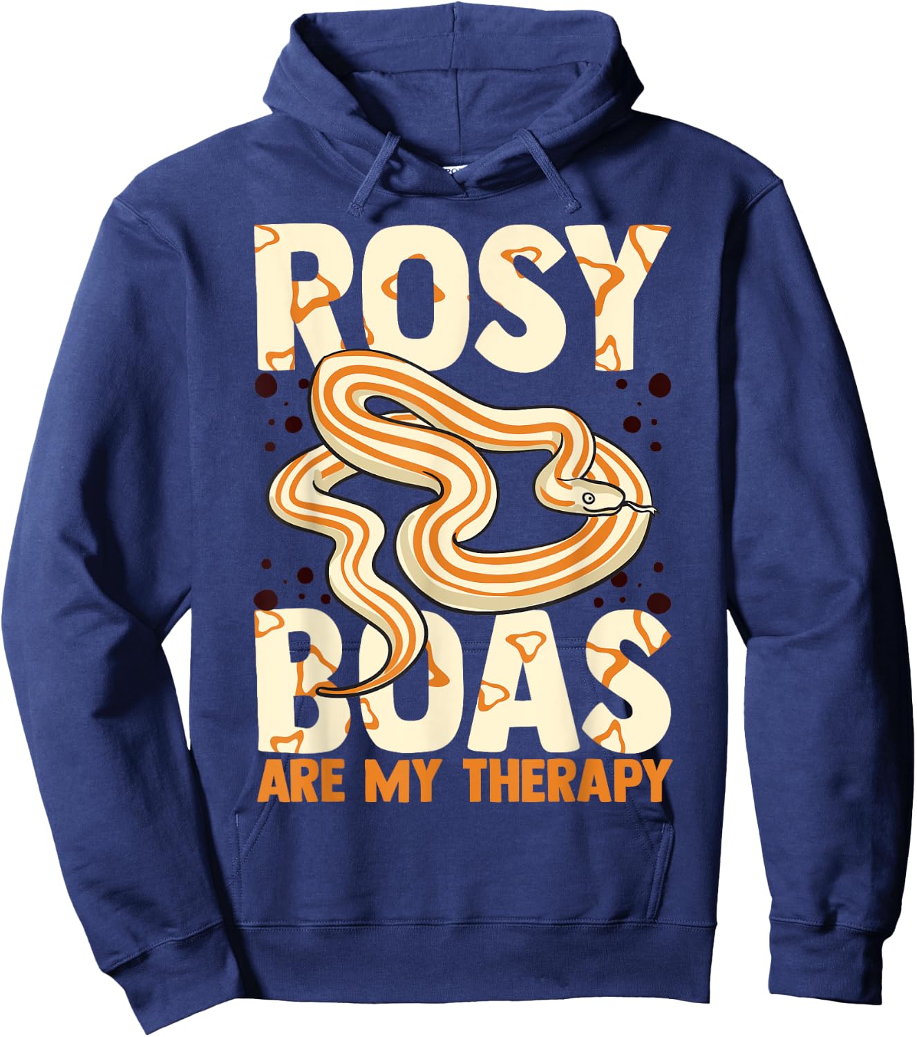 Rosy Boa Funny Desert Snake Animals Hoodie - Hoodie | Navy