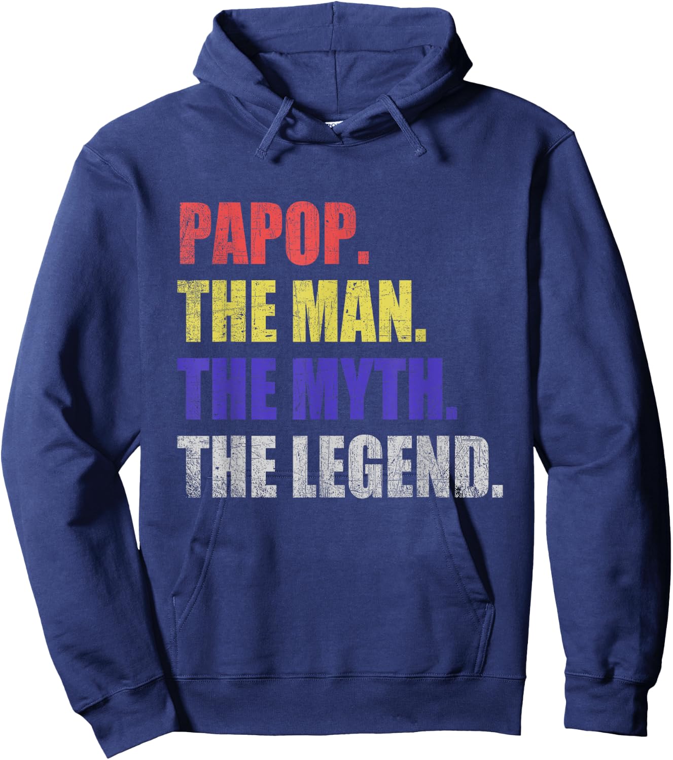Papop Man Myth Legend Hoodie - Hoodie | Navy