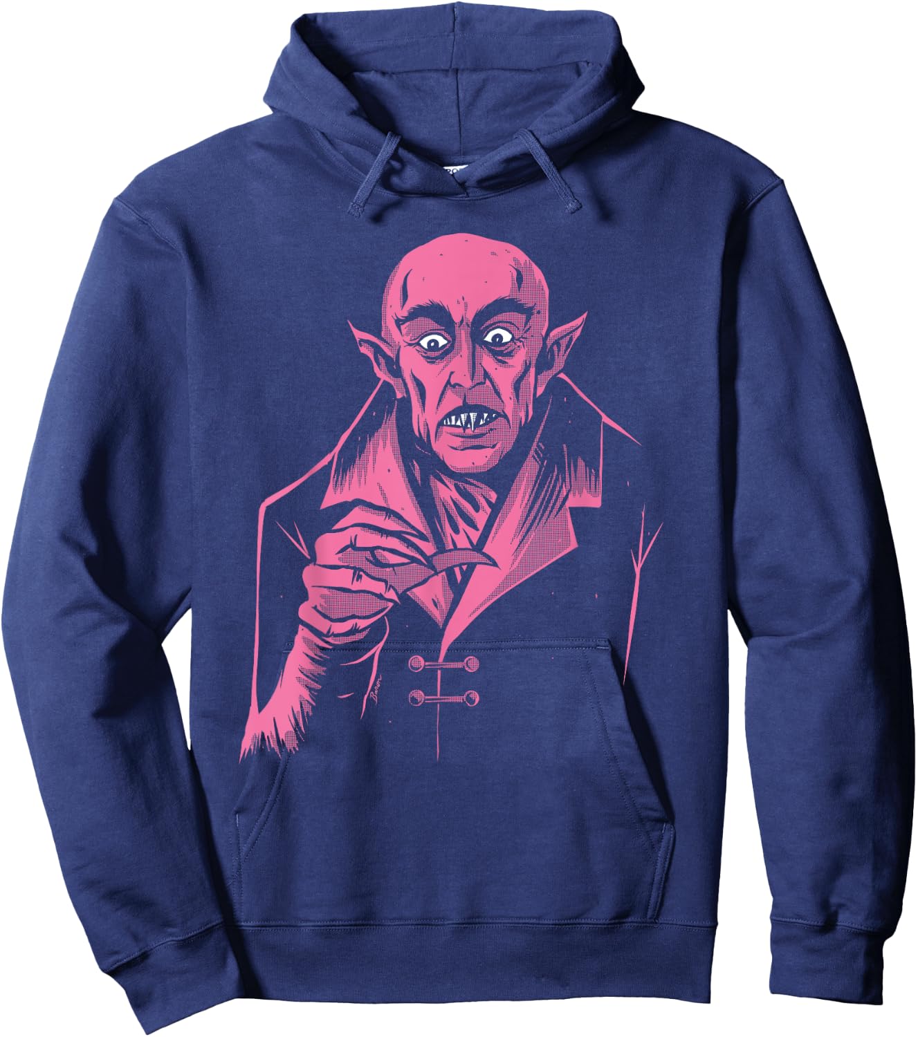 Vampire Nosferatu Monster Dracula Halloween Hoodie - Hoodie | Navy