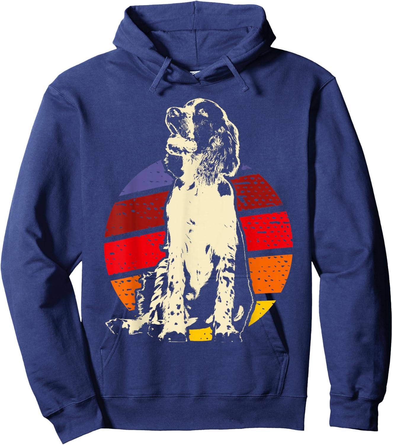 English Springer Spaniel Dog Hoodie - Hoodie | Navy