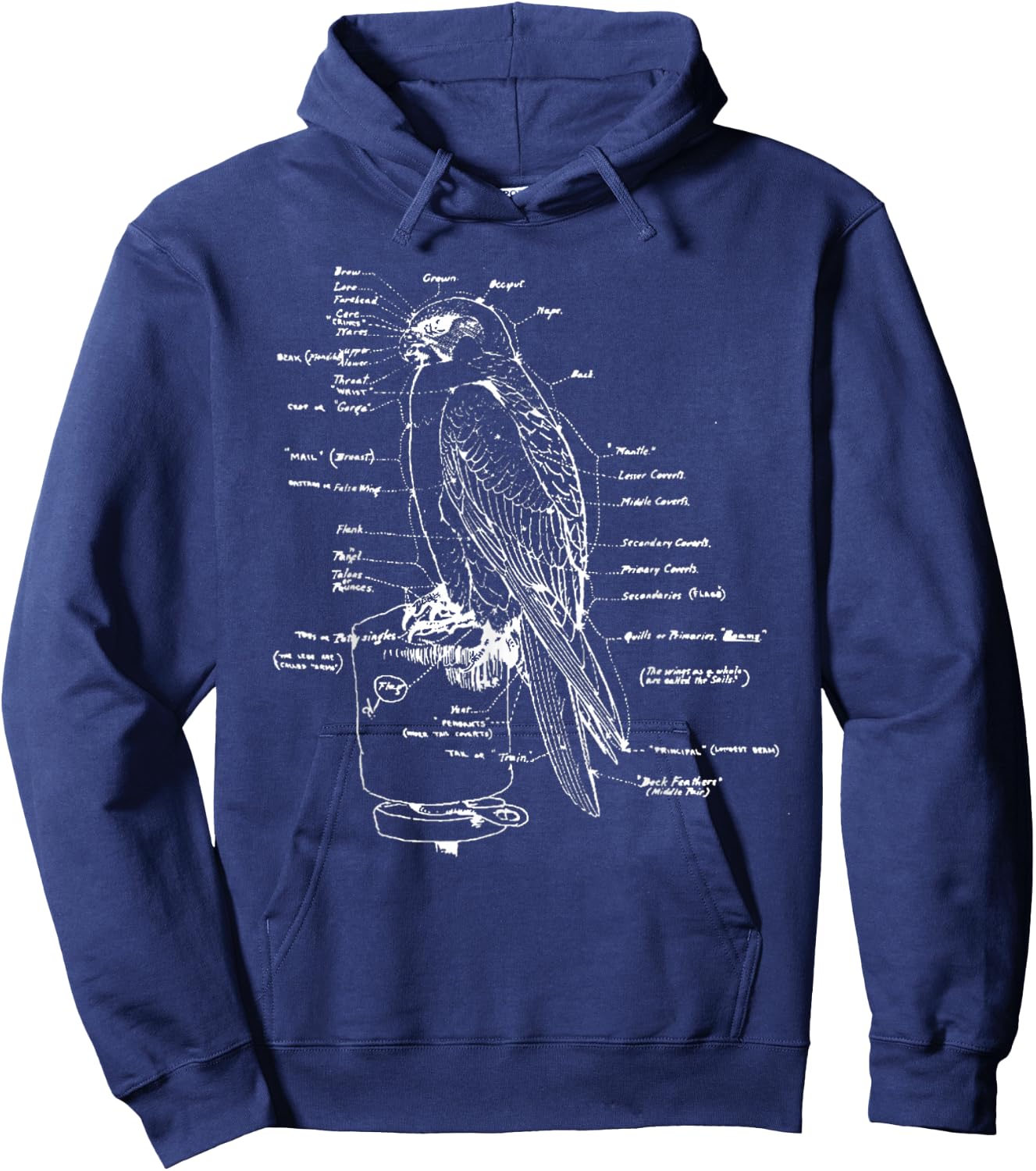 Falconry Shirt Hoodie - Hoodie | Navy