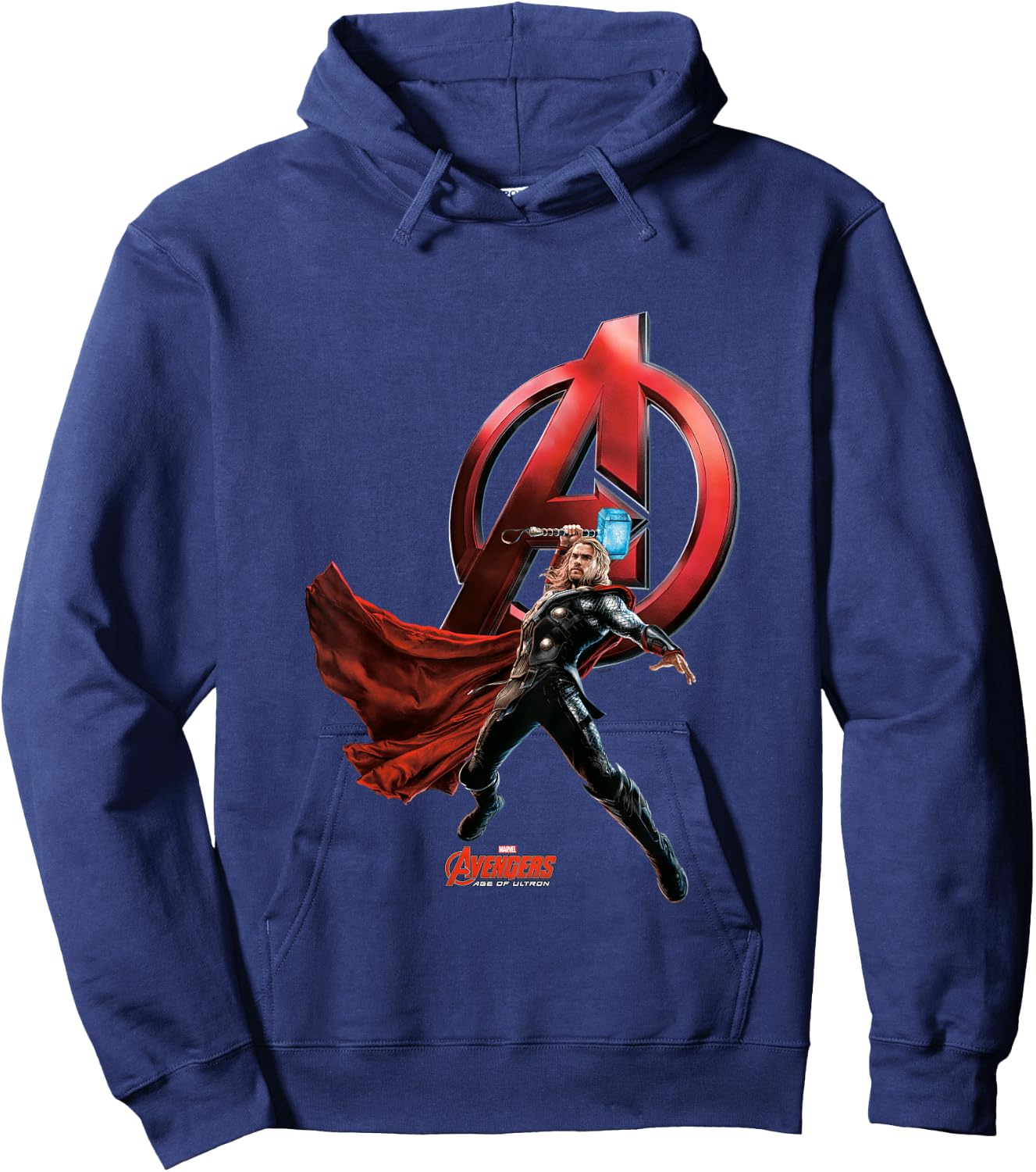 Kids Avengers Age Of Ultron Thor Hoodie - Hoodie | Navy