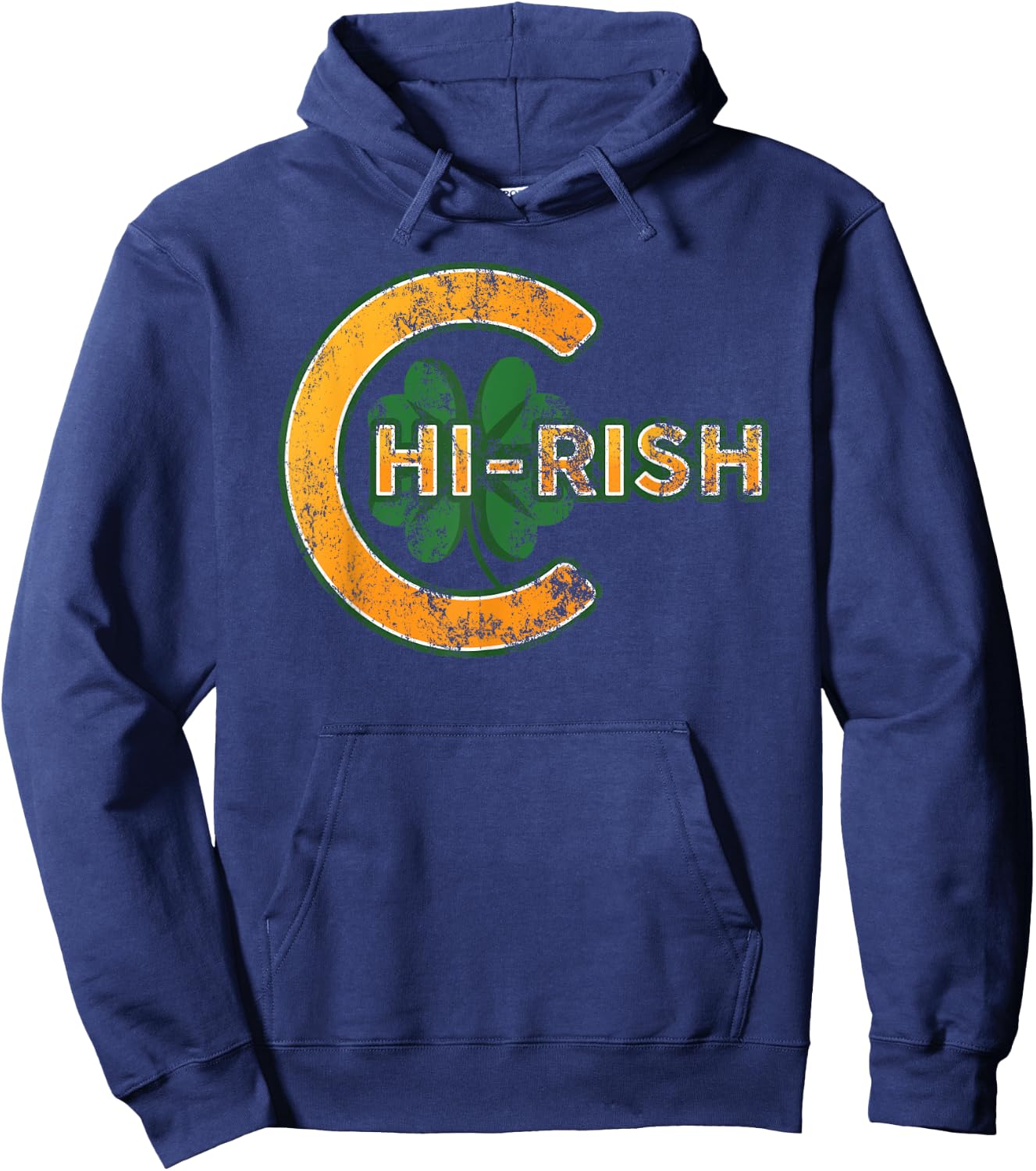 Chi-rish Chicago Saint Patricks Day Hoodie - Hoodie | Navy