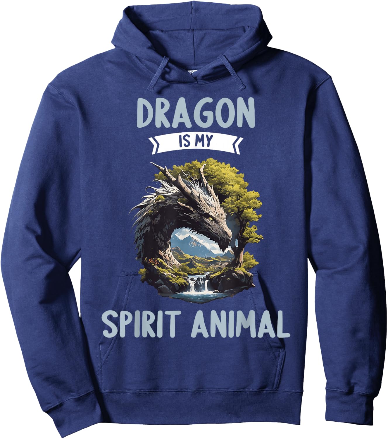 Dragon is my spirit animal. Dragons Dragon Hoodie - Hoodie | Navy