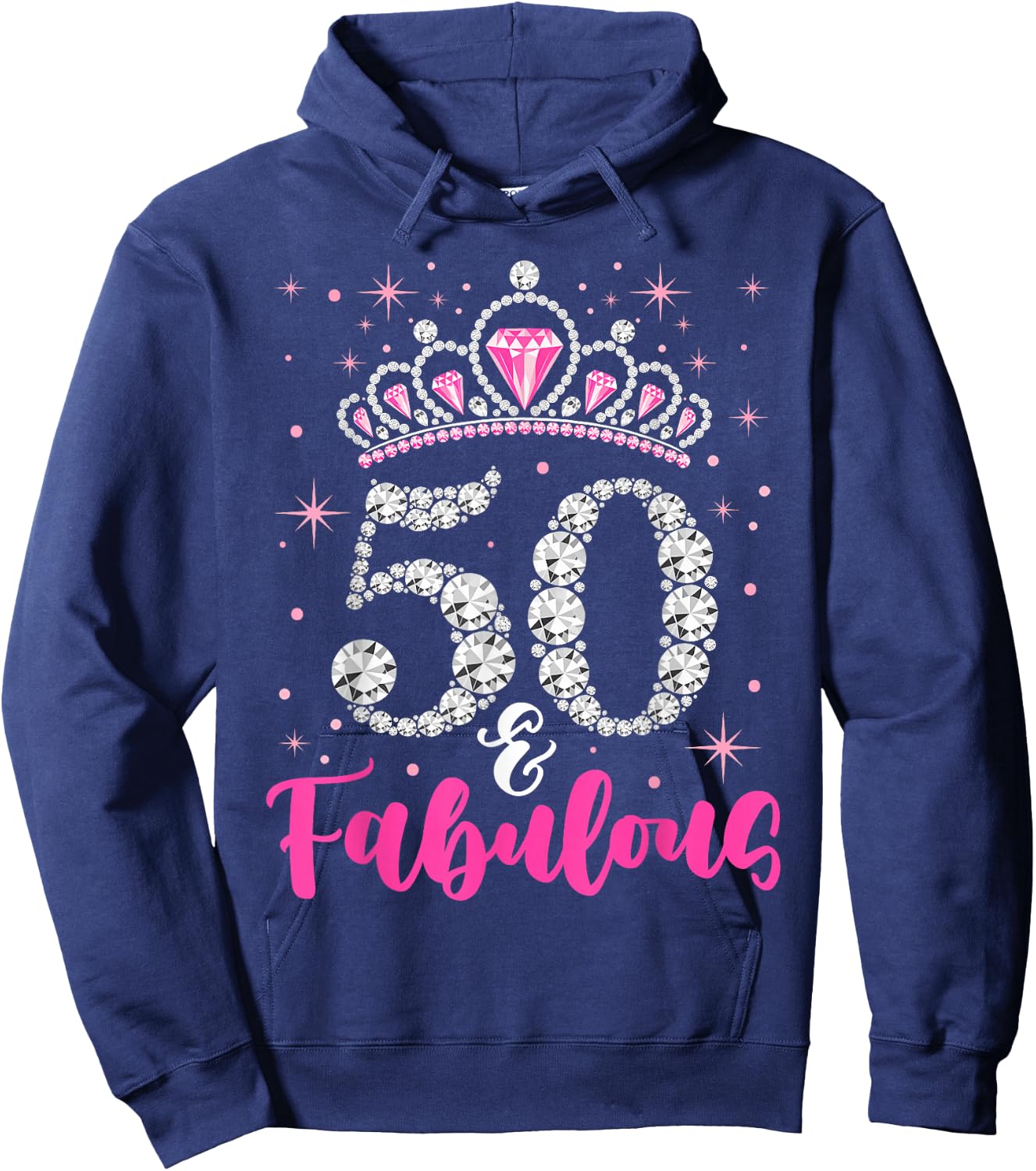 50 And Fabulous 1969 50Th Birthday Hoodie - Hoodie | Navy