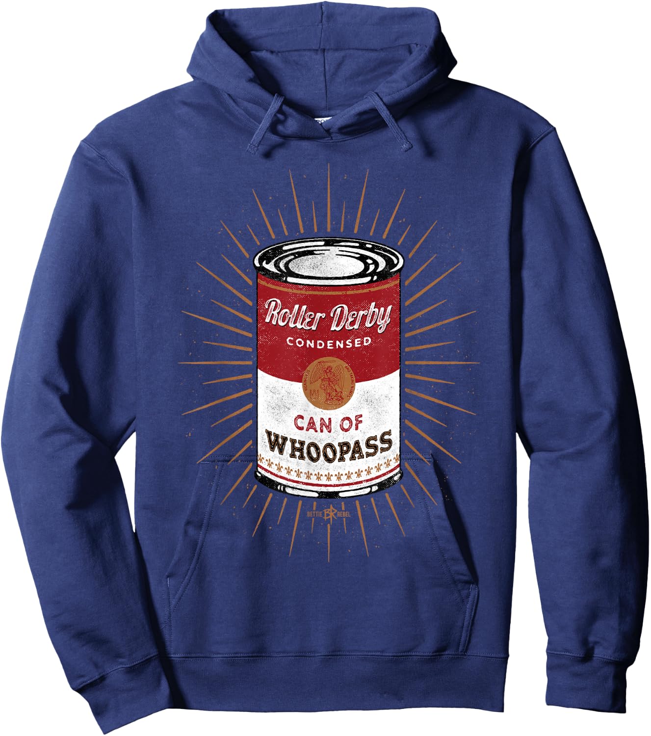 Roller Derby Can of Whoopass shirt Hoodie - Hoodie | Navy