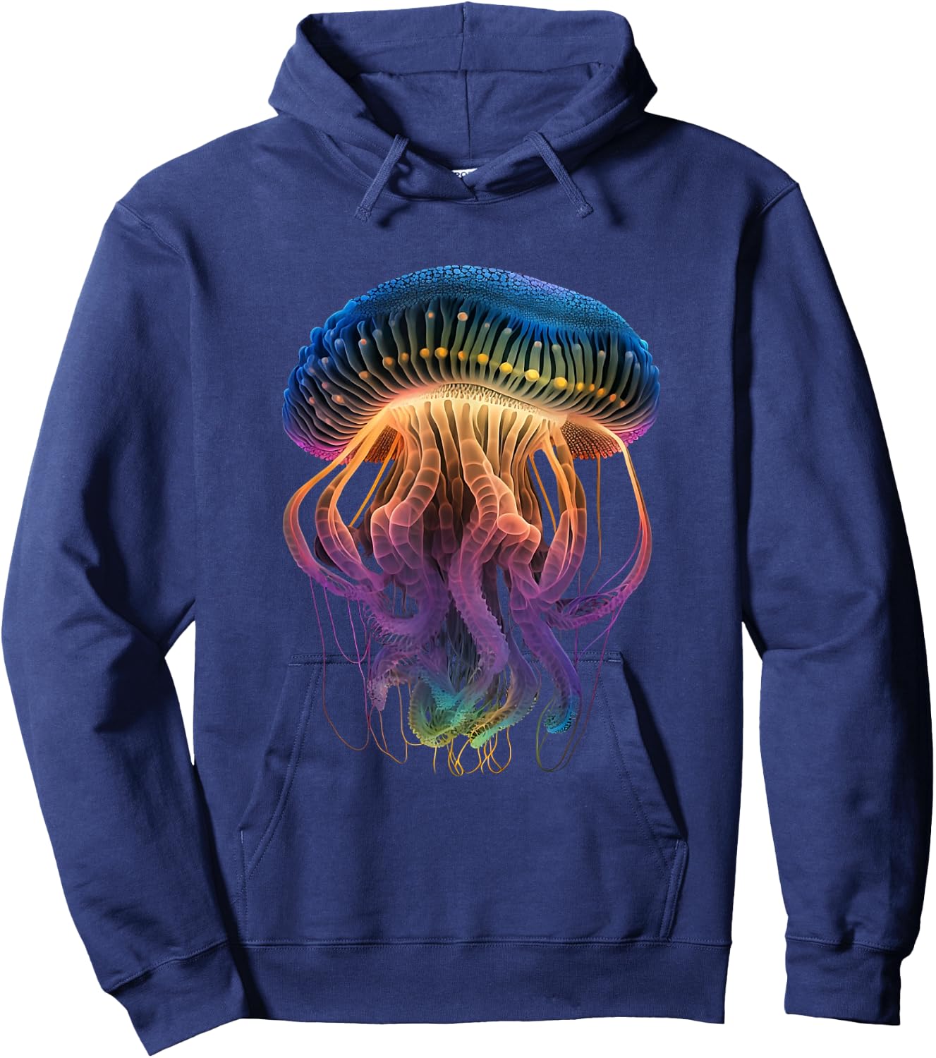 Luminous Jellyfish Hoodie - Hoodie | Navy