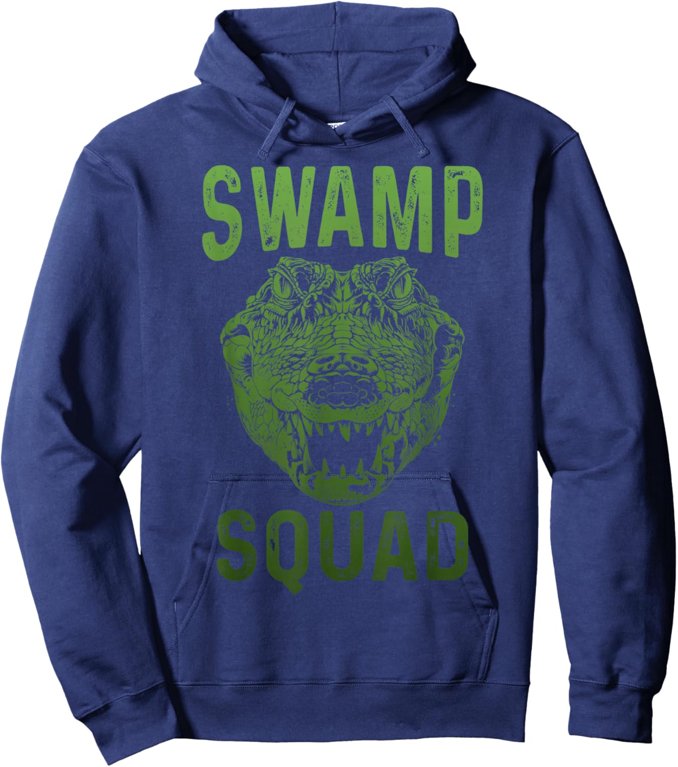 Swamp Alligator Squad Reptile Gator Lover Funny Hoodie - Hoodie | Navy