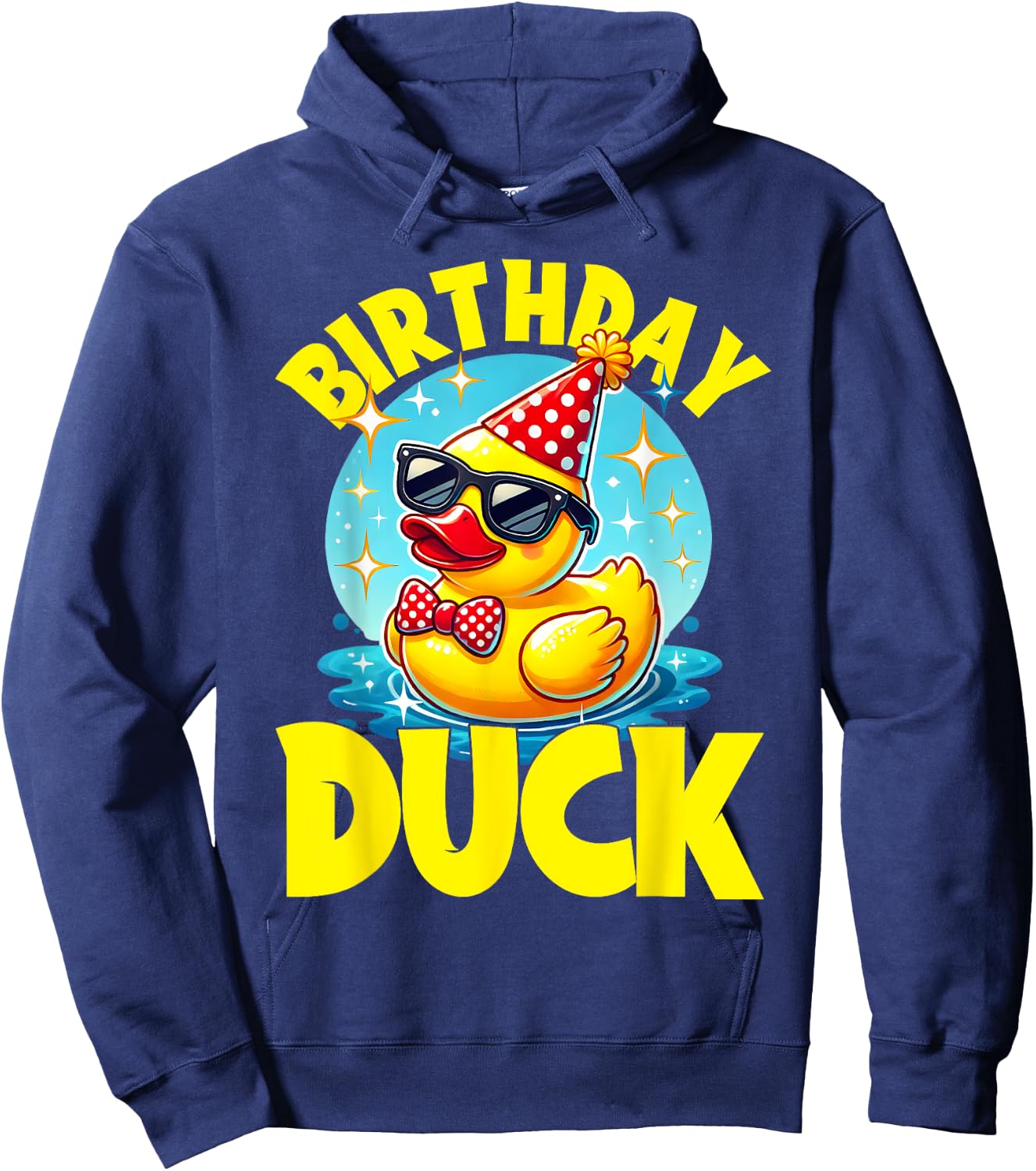 Rubber Duckies Birthday Duck Rubber Duck Hoodie - Hoodie | Navy