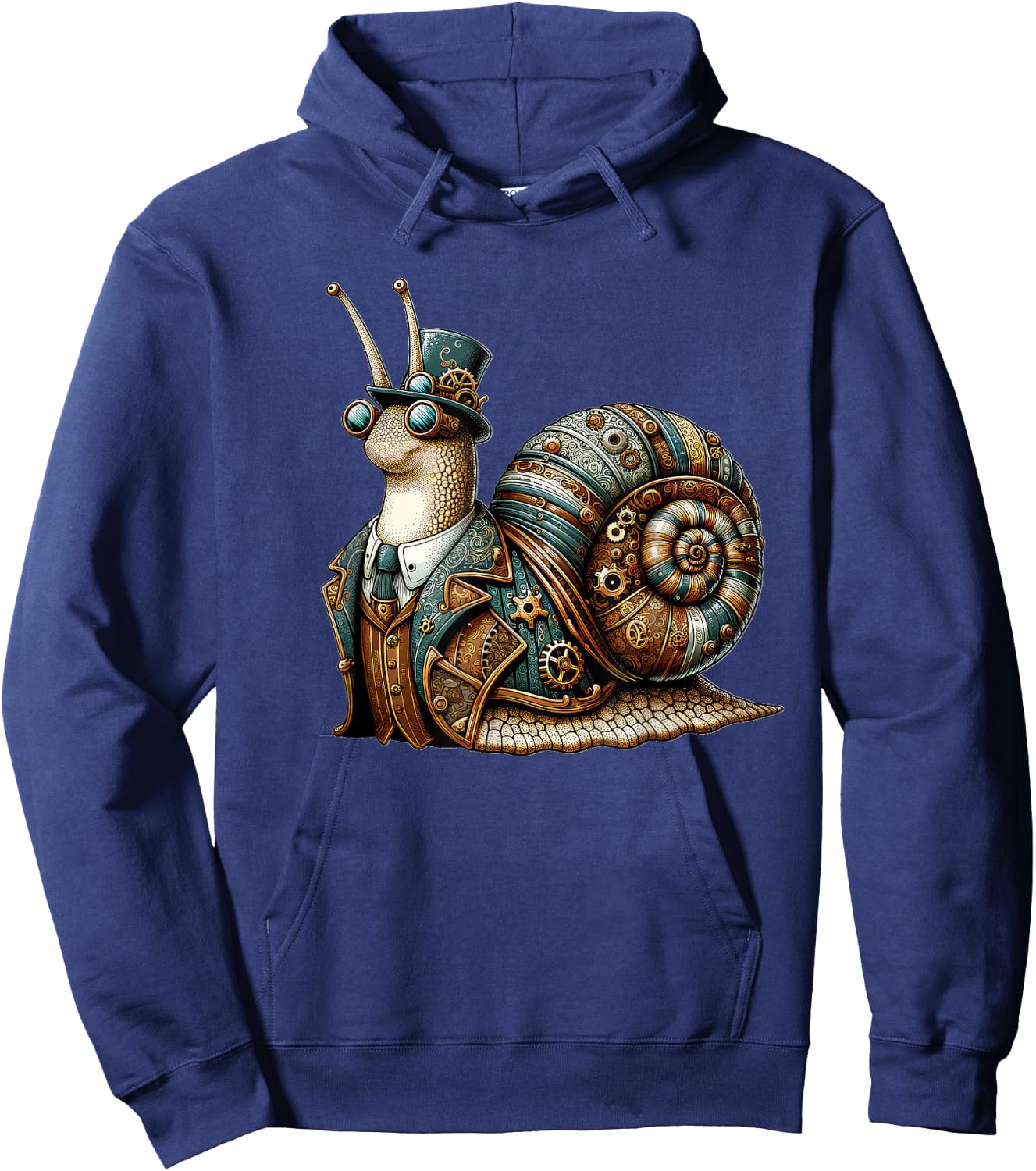Steampunk Snail Women Men Kids Steampunk Snail Hoodie - Hoodie | Navy