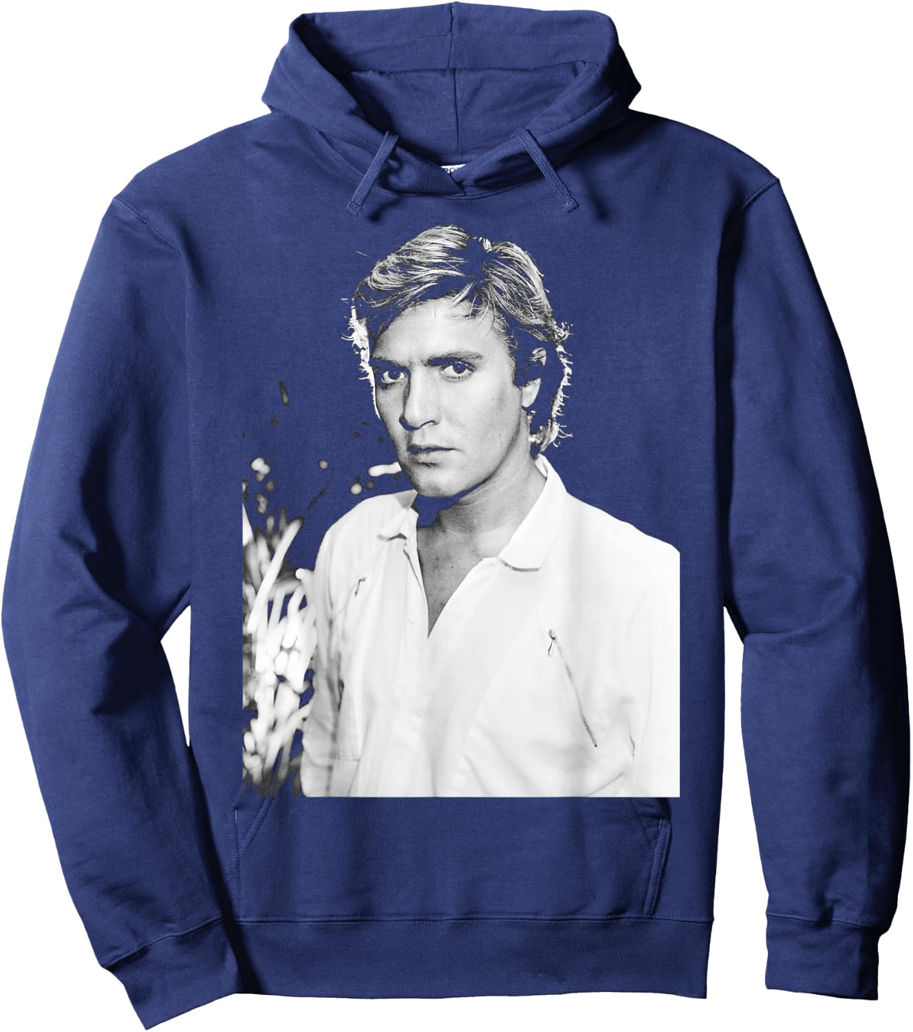Duran Duran Lead Singer Simon Le Bon 1983 Hoodie - Hoodie | Navy