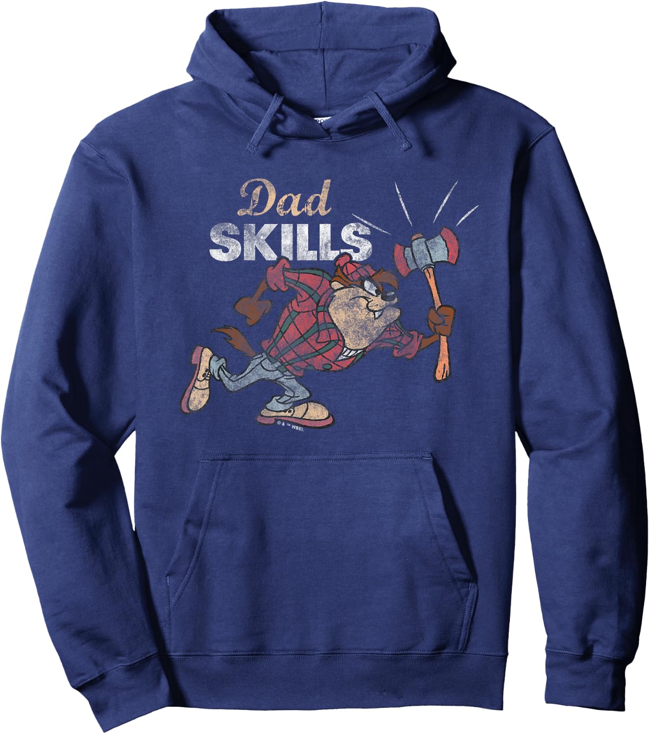 Looney Tunes Father's Day Taz Dad Skills Hoodie - Hoodie | Navy