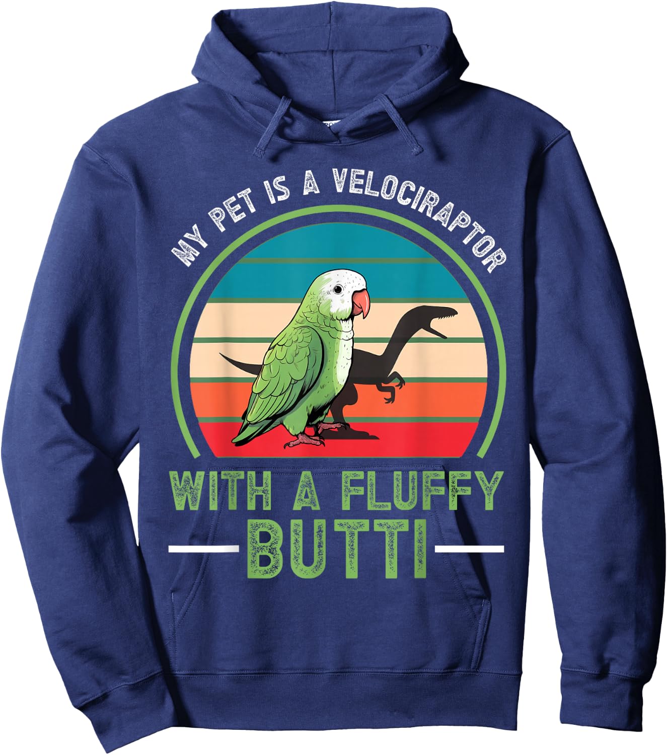 Quaker Parrot Hoodie - Hoodie | Navy